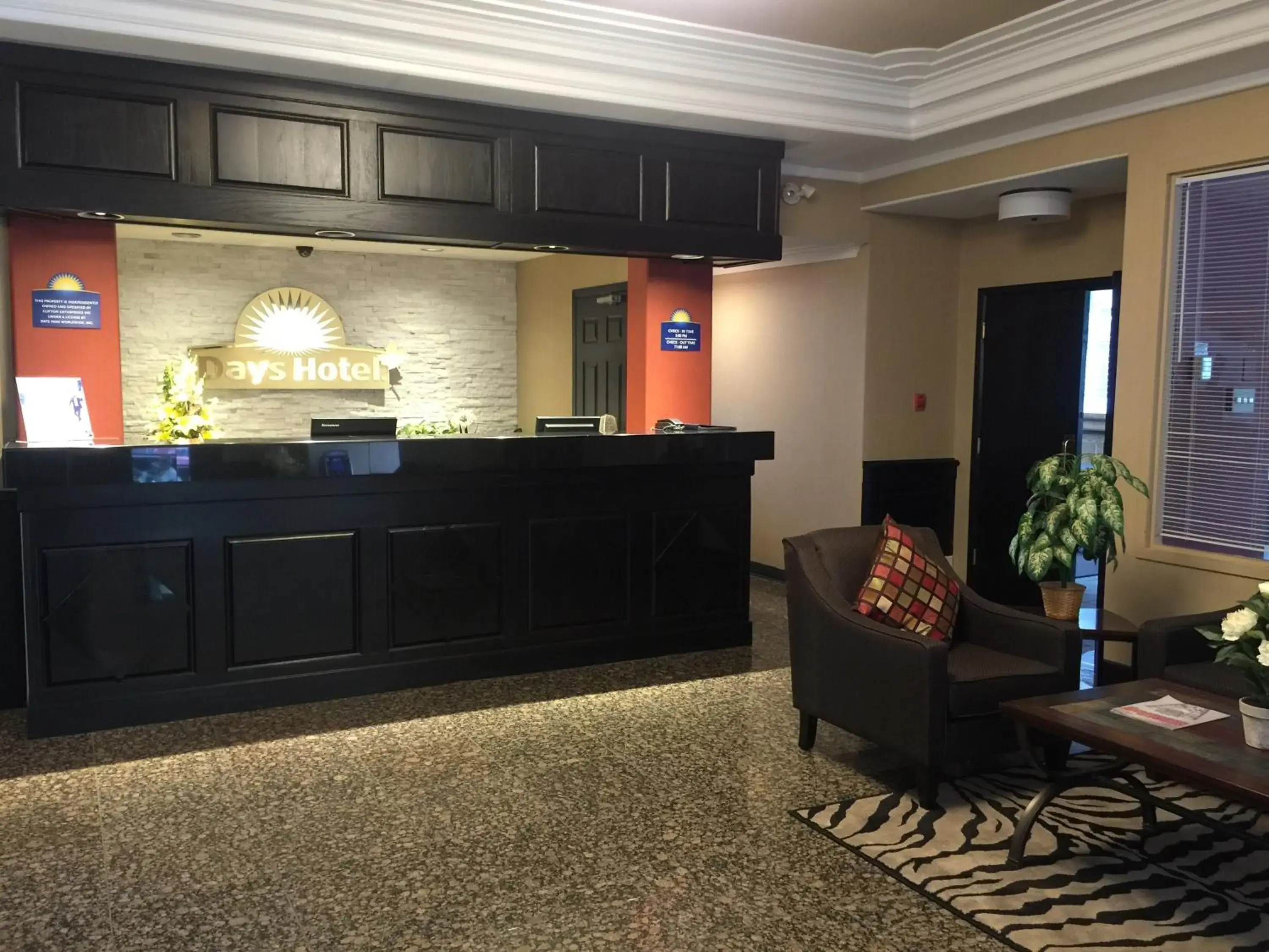 Lobby or reception in Days Inn by Wyndham Terrace Lobby or reception in Days Inn by Wyndham Terrace