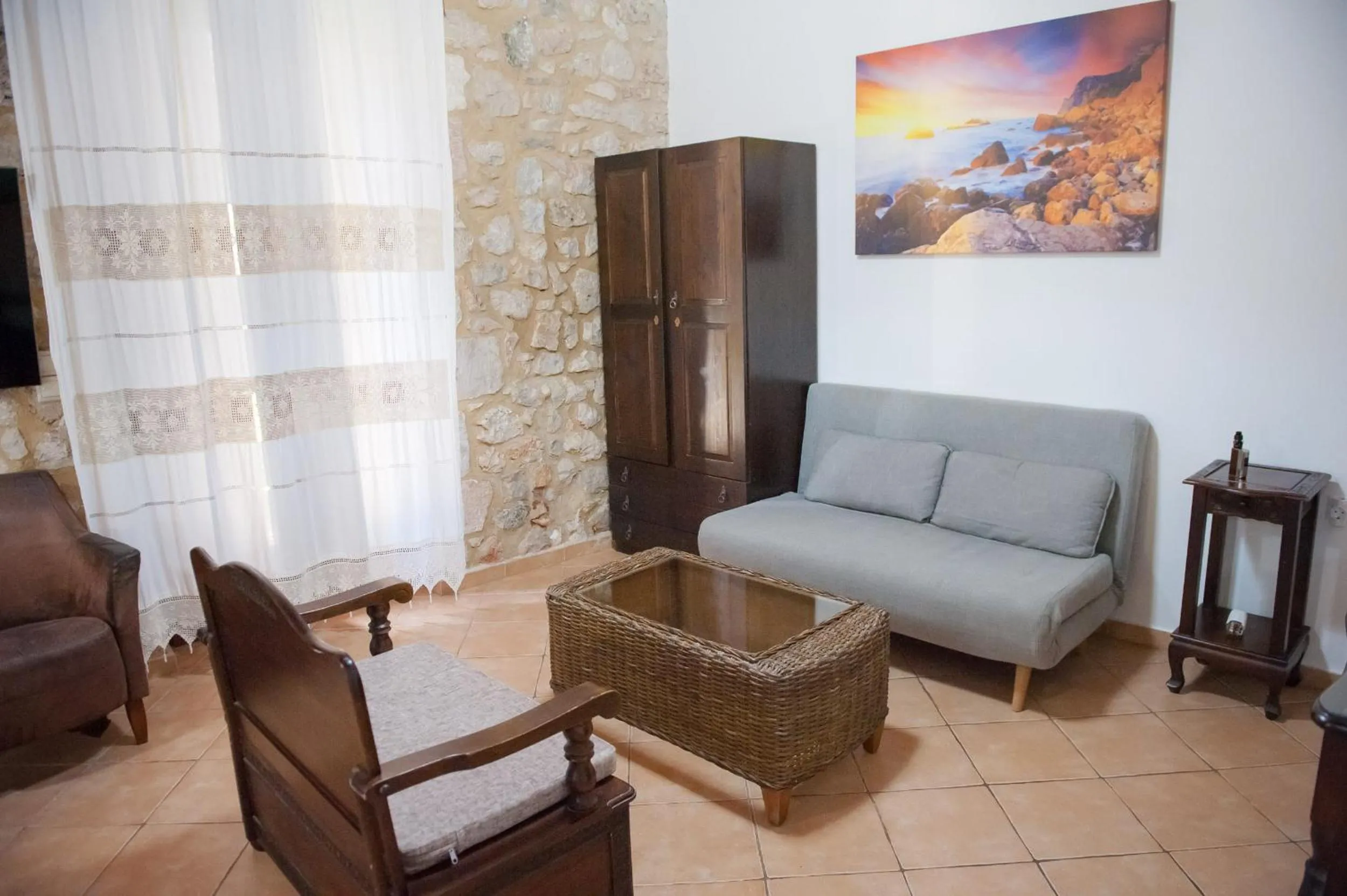 Photo of the whole room in SeaFront Stone Suites