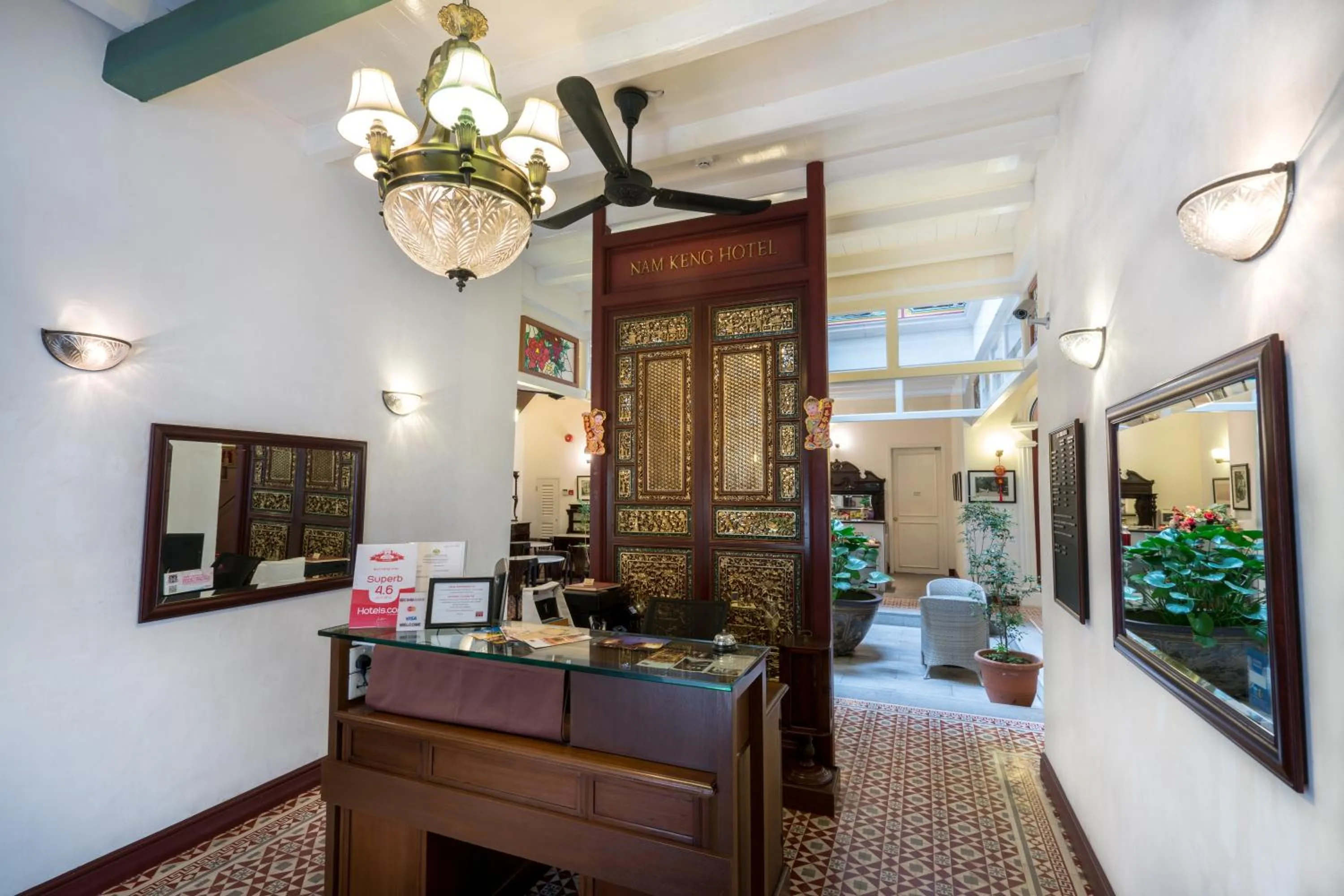 Lobby or reception in Nam Keng Hotel Penang