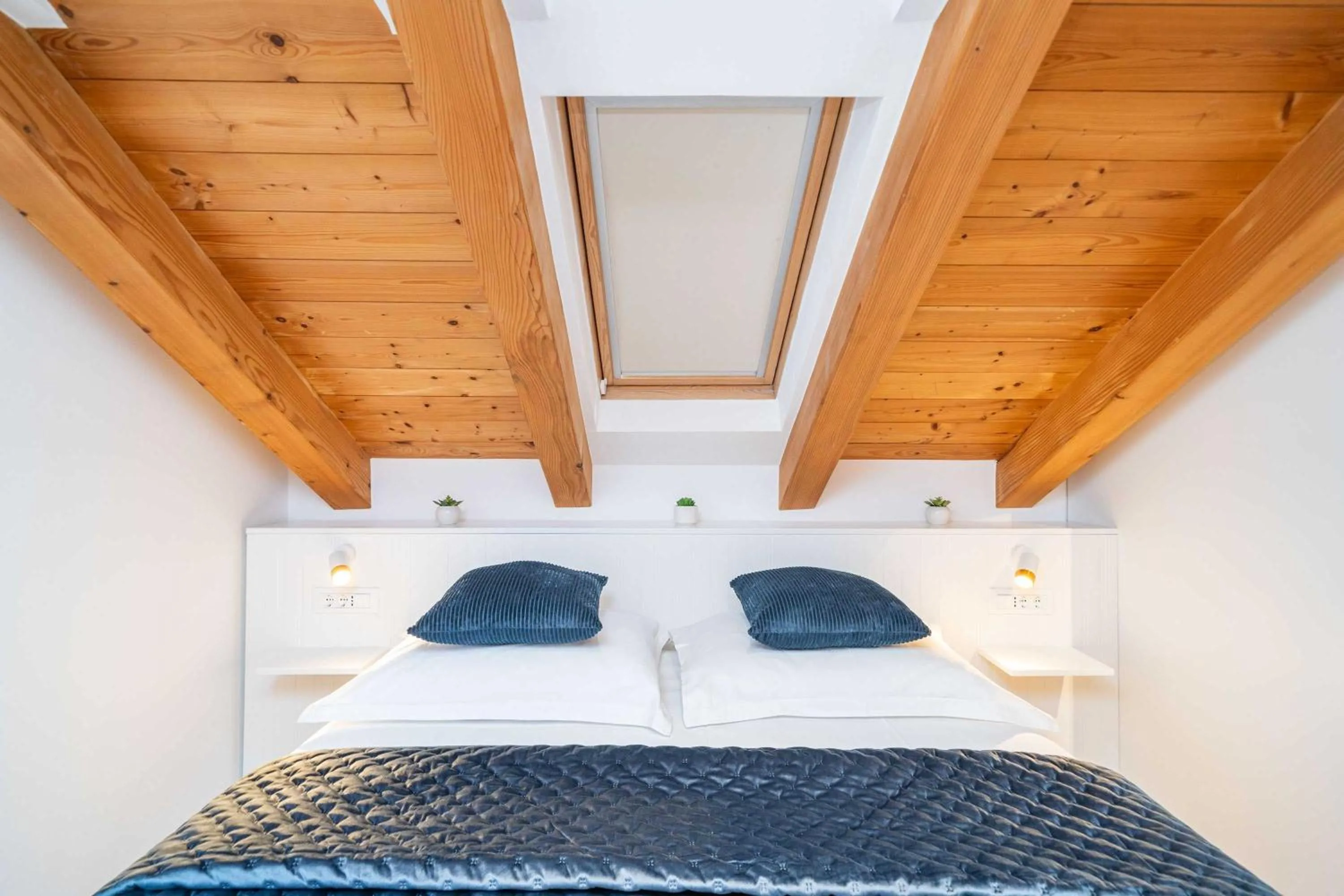 Bedroom, Bed in Apartments Villa Aura - Adult Only