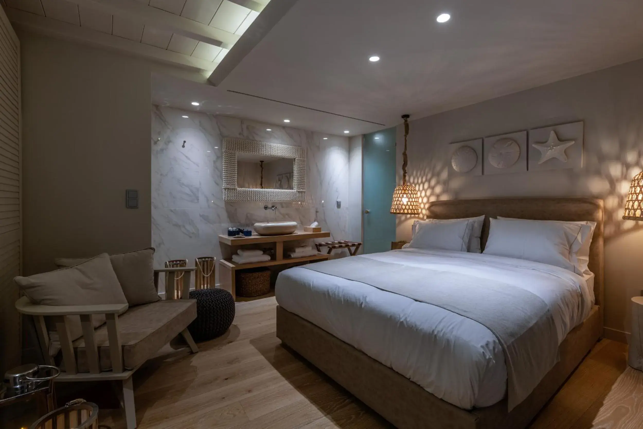 Bed in Oniro Suites Bed in Oniro Suites