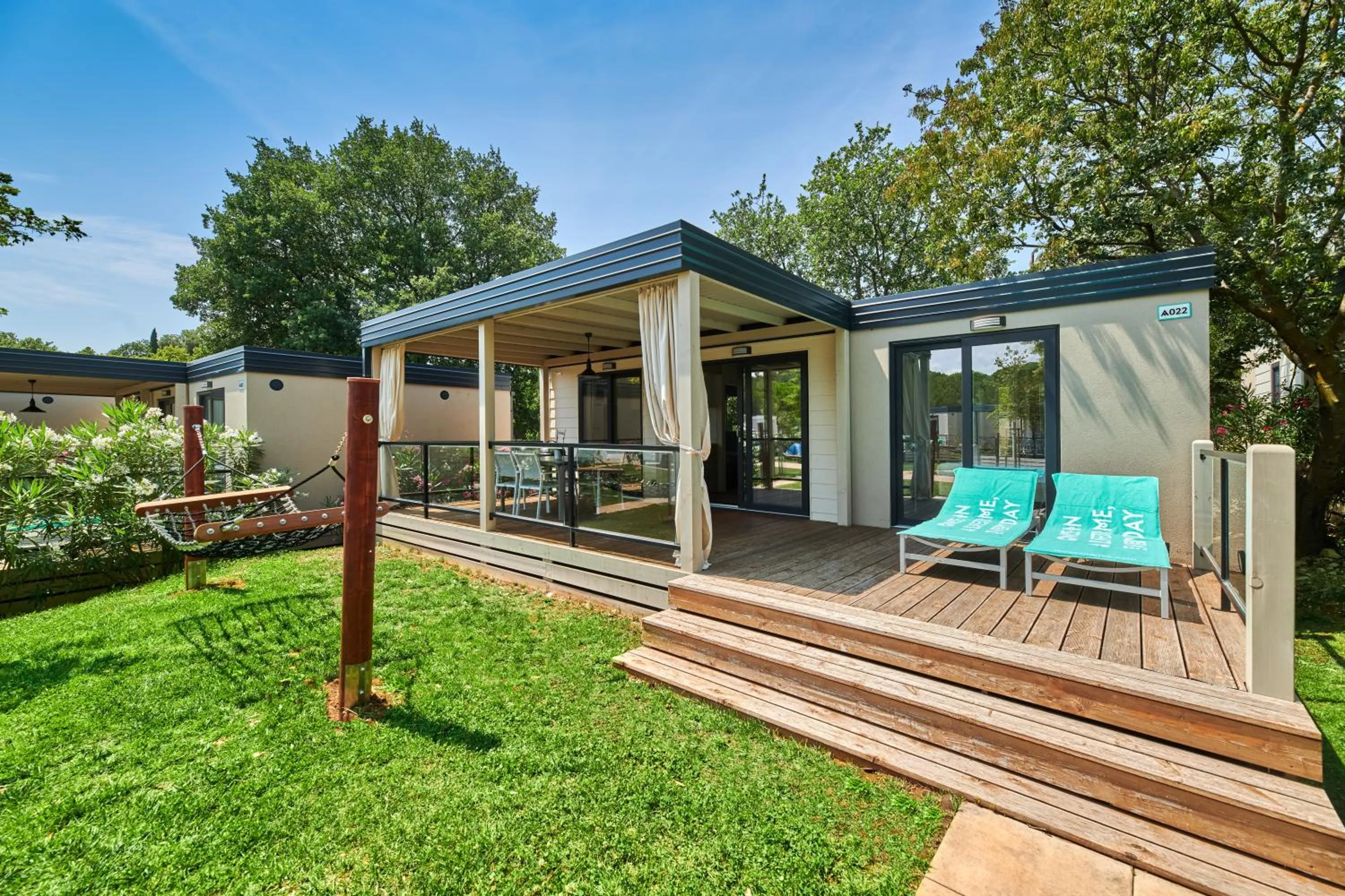 Patio in Camping Stella Maris Mobile Homes