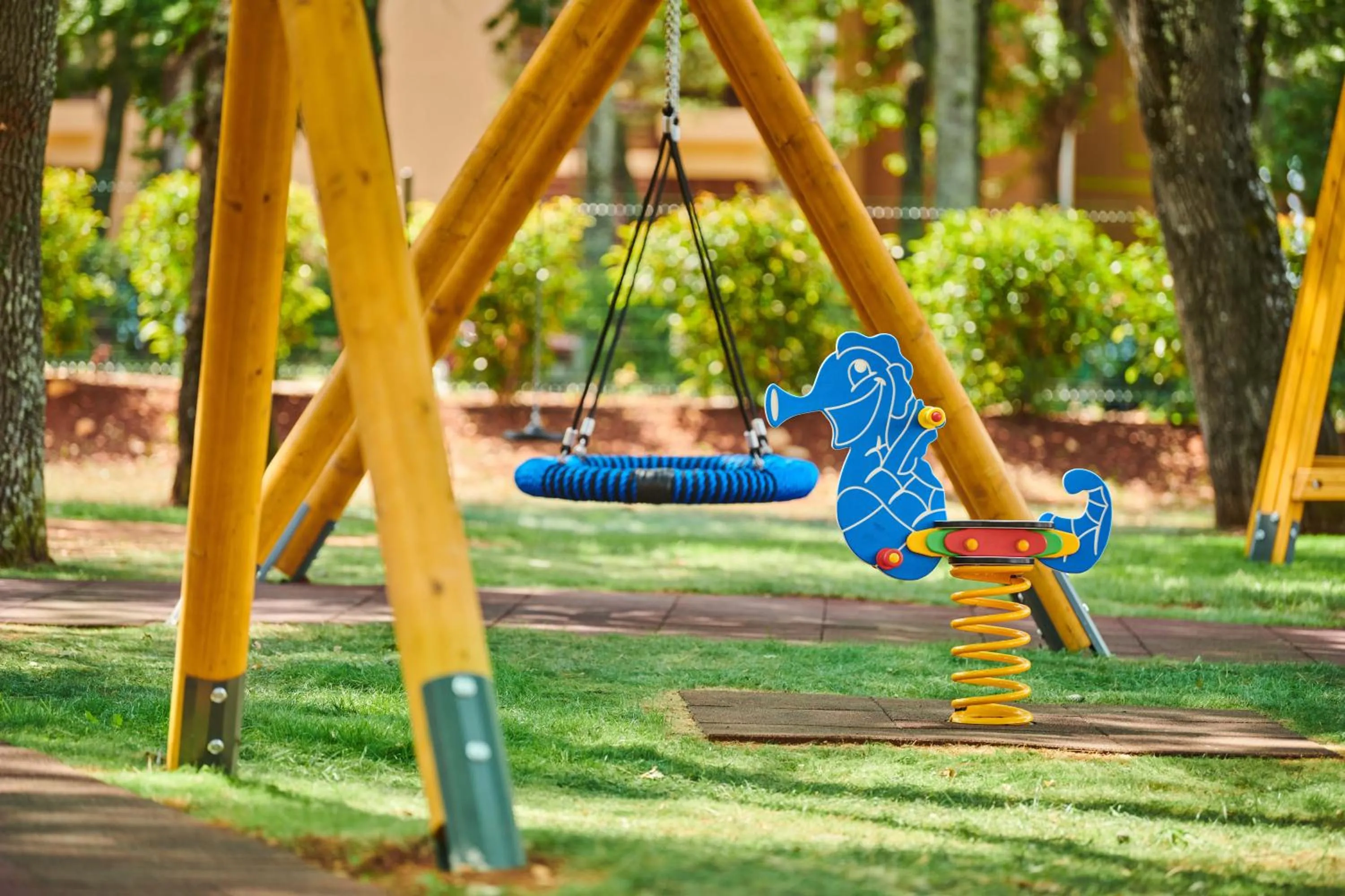 Children play ground in Camping Stella Maris Mobile Homes