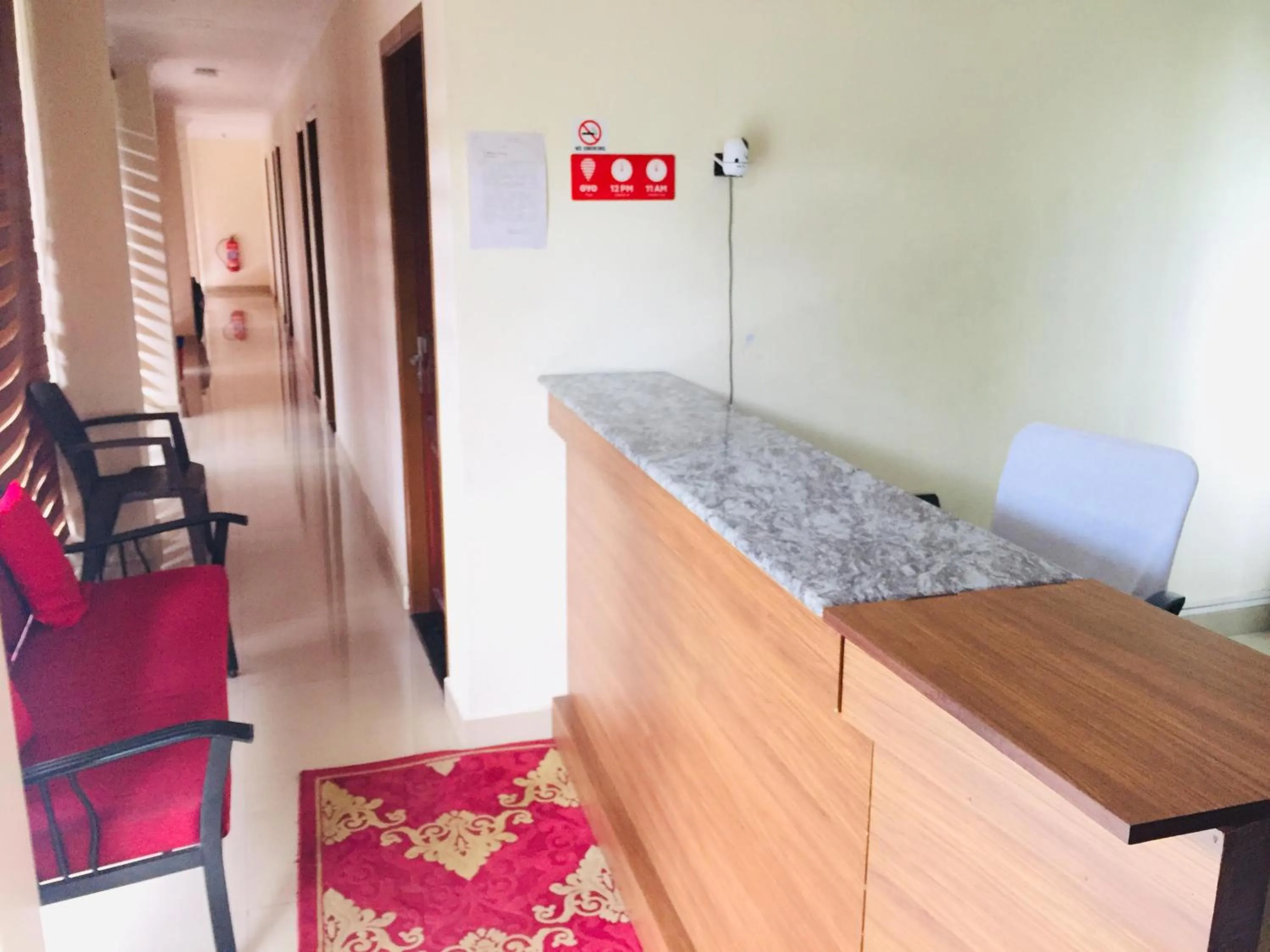 Seating area in Brindavan Residency