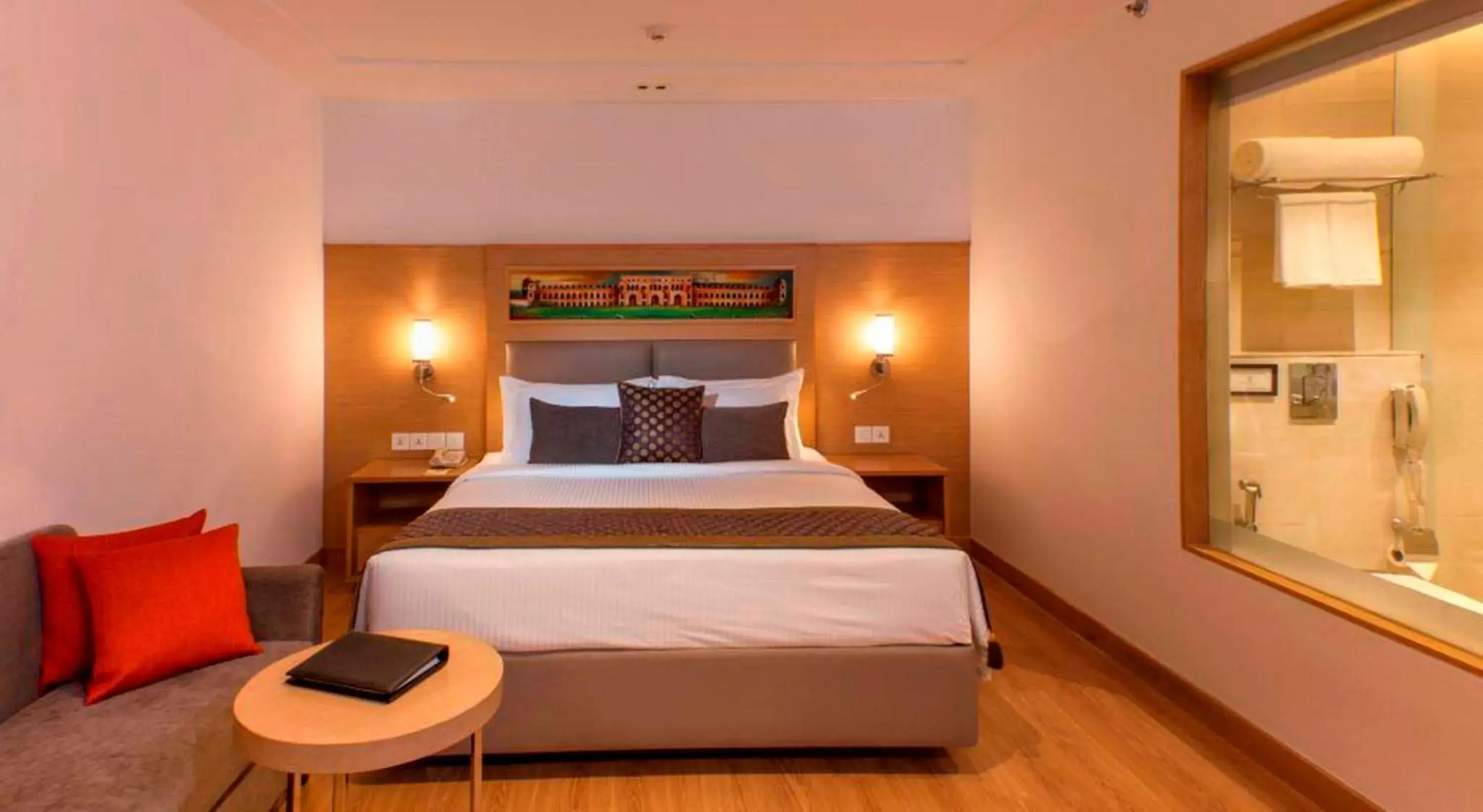 Bedroom, Bed in Lemon Tree Hotel Lucknow Bedroom, Bed in Lemon Tree Hotel Lucknow
