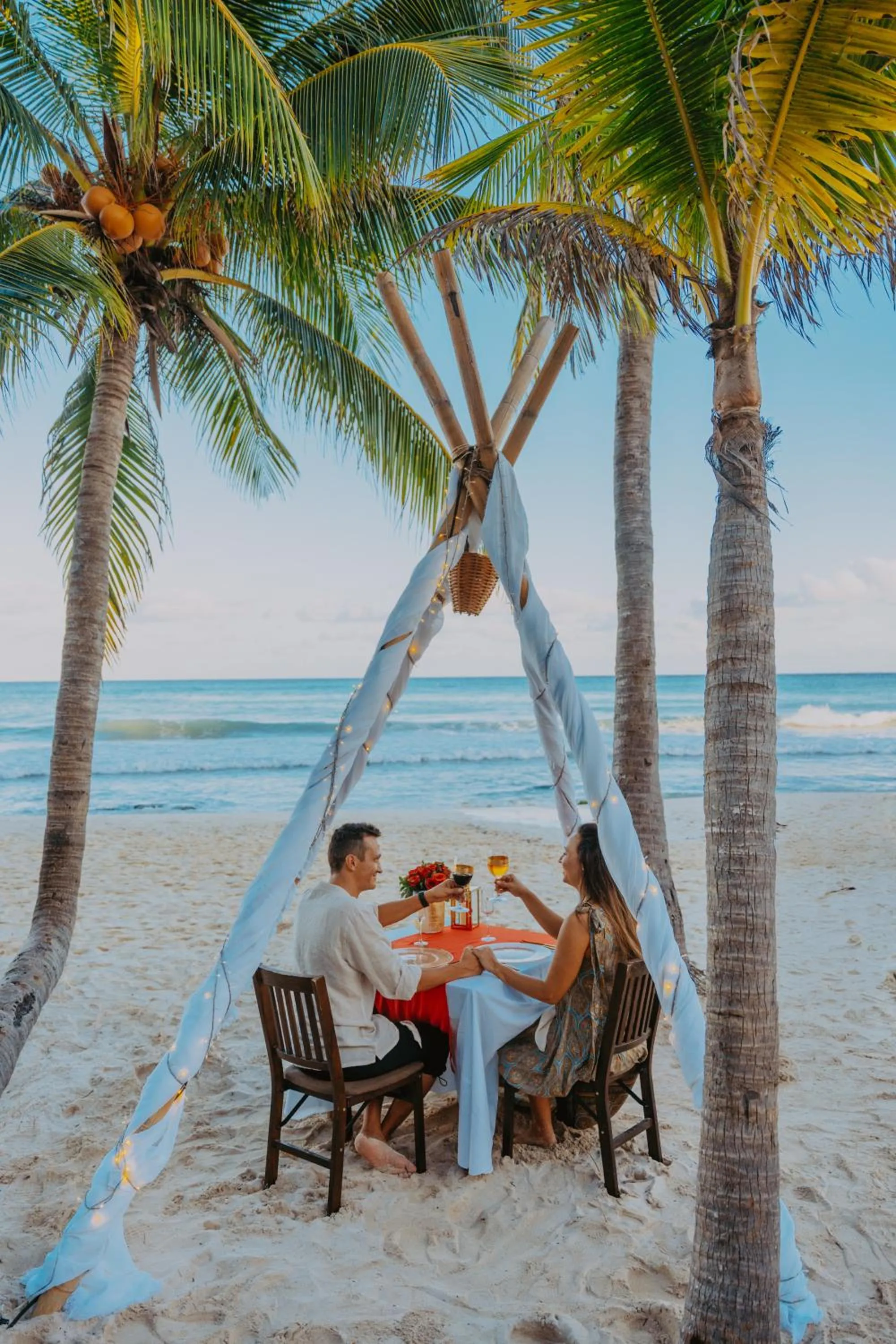 Dinner in Petit Lafitte Beach Front Hotel & Bungalows