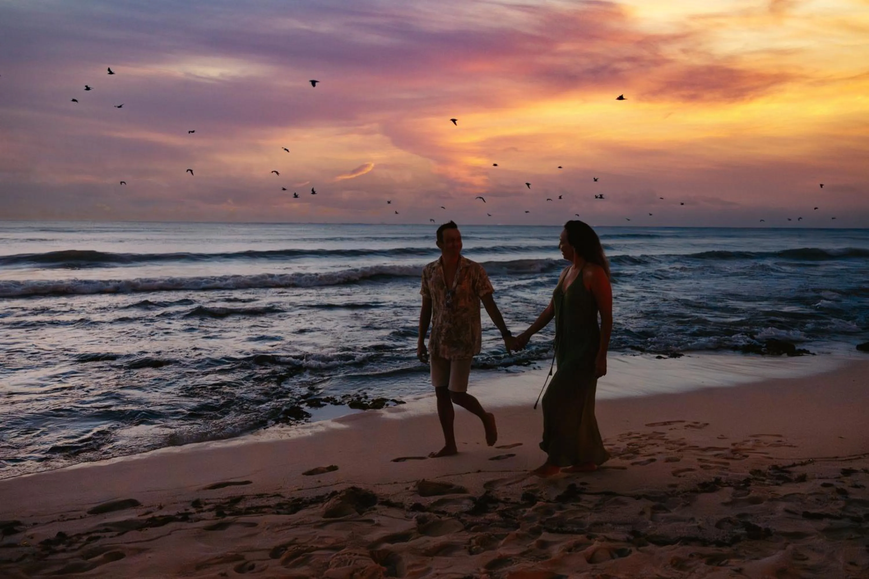 Sunrise in Petit Lafitte Beach Front Hotel & Bungalows