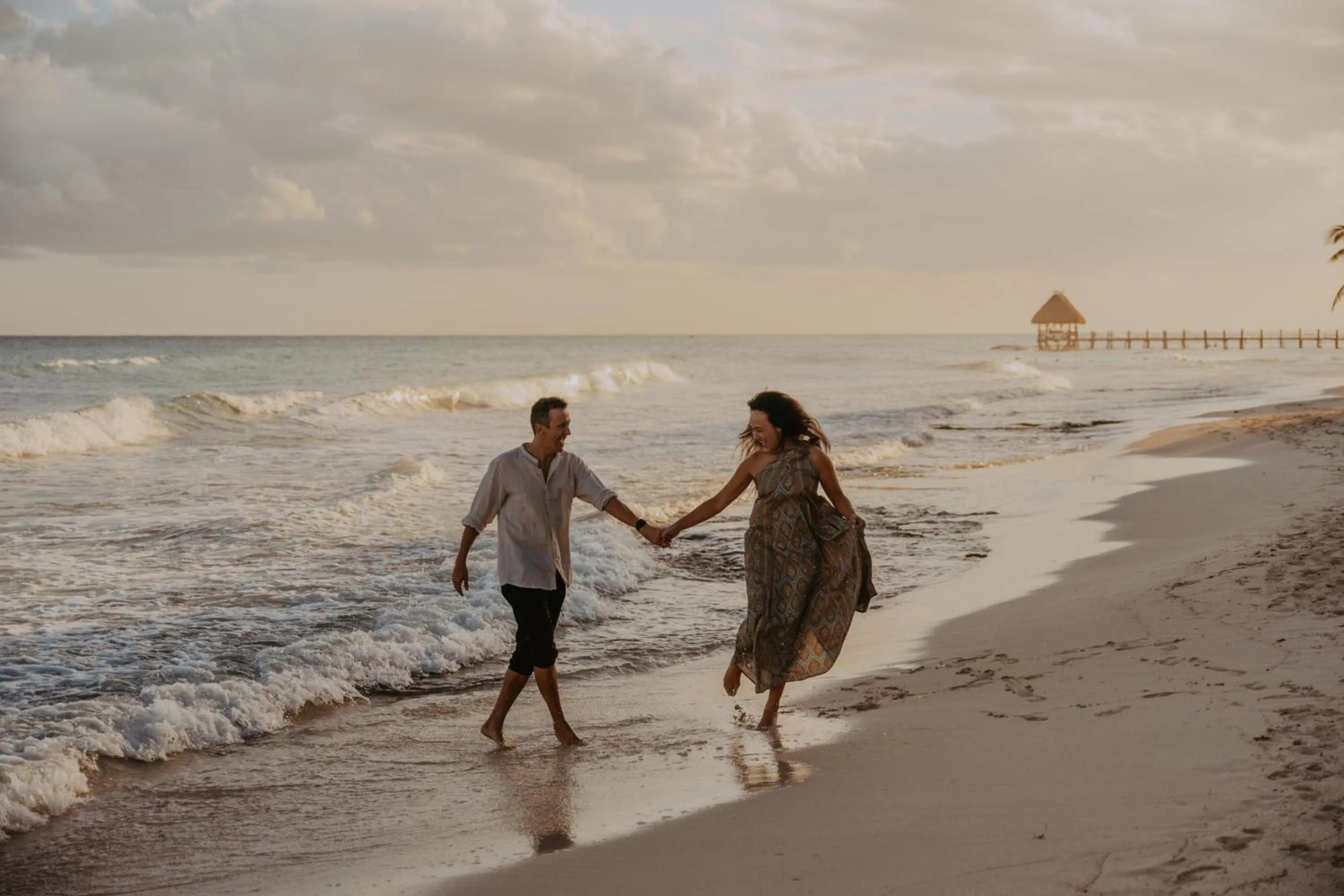 Beach in Petit Lafitte Beach Front Hotel & Bungalows
