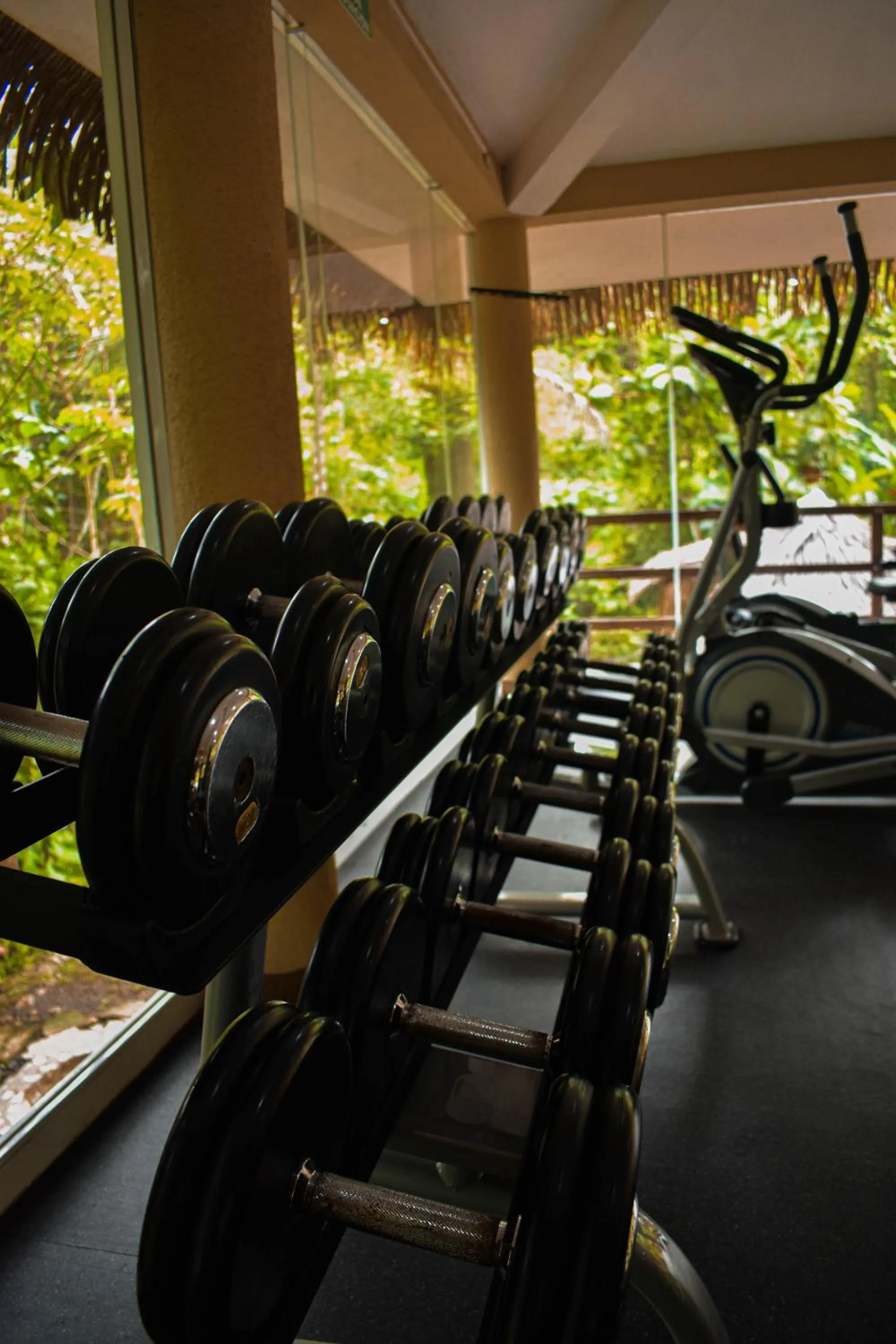 Fitness centre/facilities in Hotel Villa Mercedes Palenque