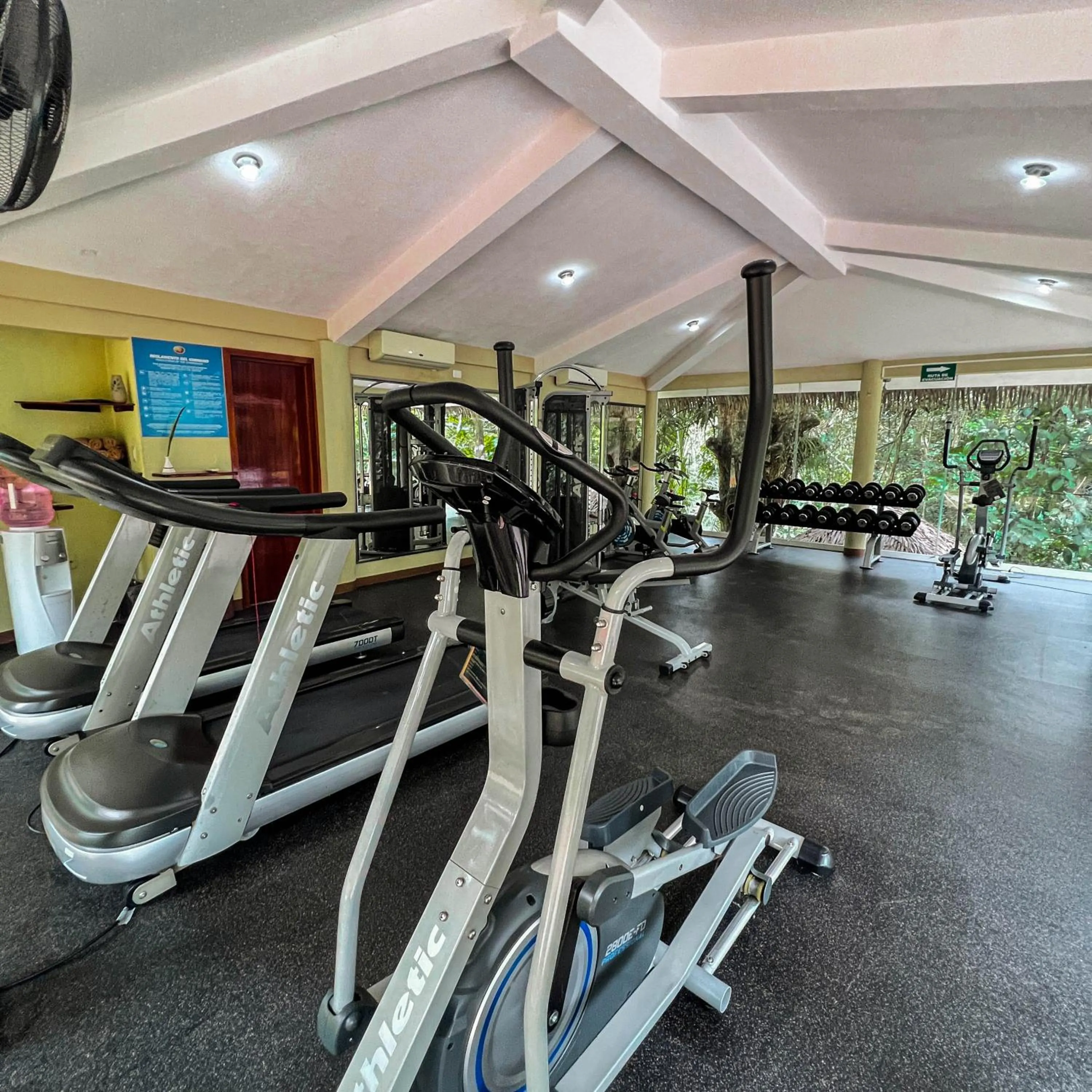 Fitness centre/facilities in Hotel Villa Mercedes Palenque
