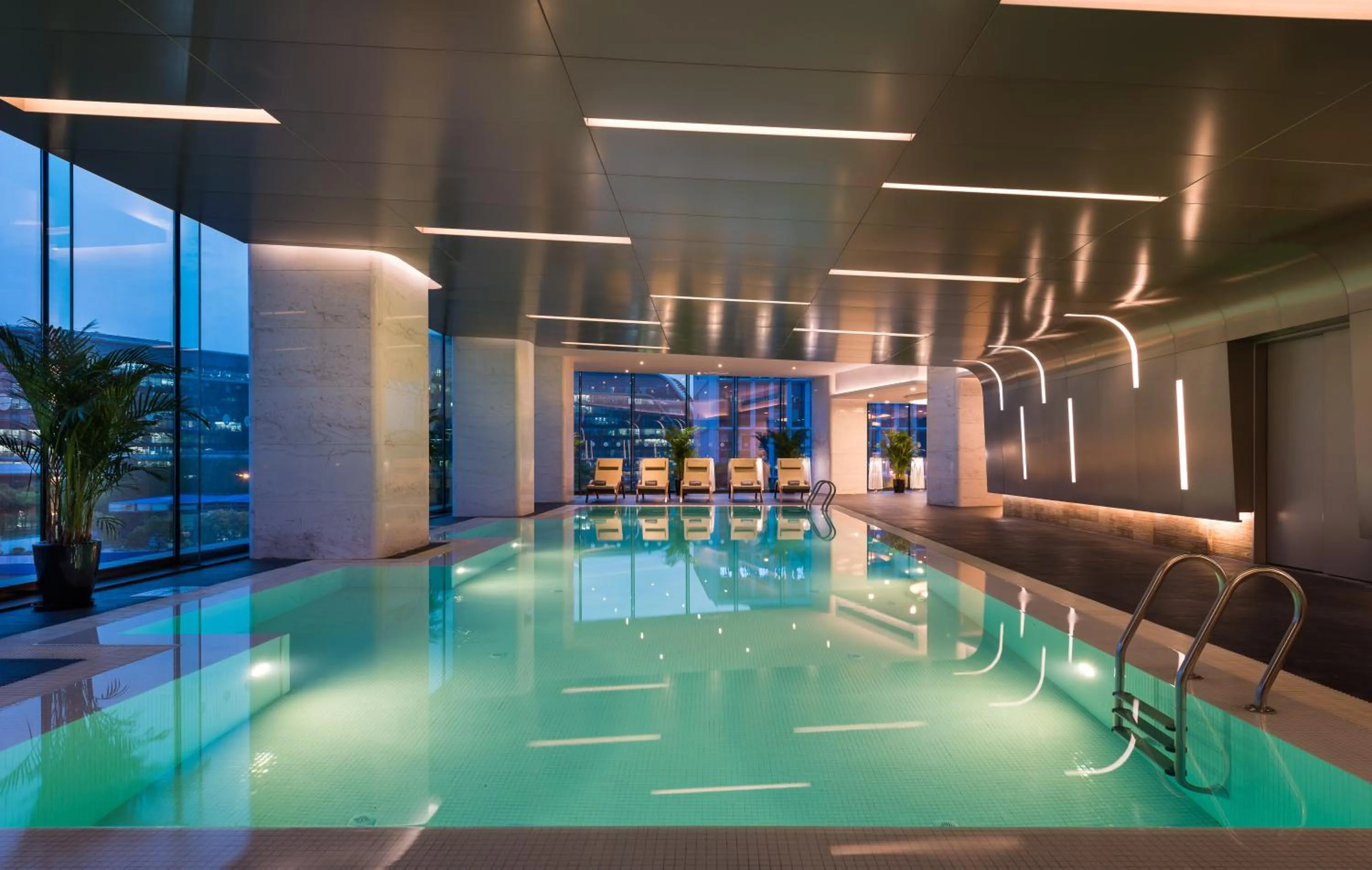 Swimming pool in Novotel Shanghai Hongqiao