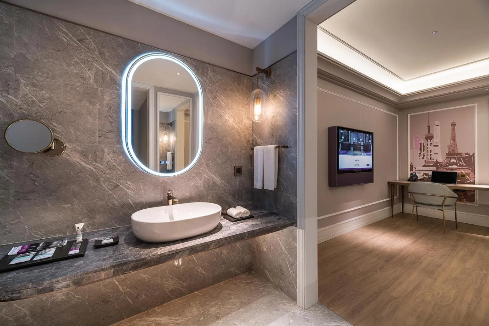 Toilet in Mercure Shanghai Hongqiao SOHO