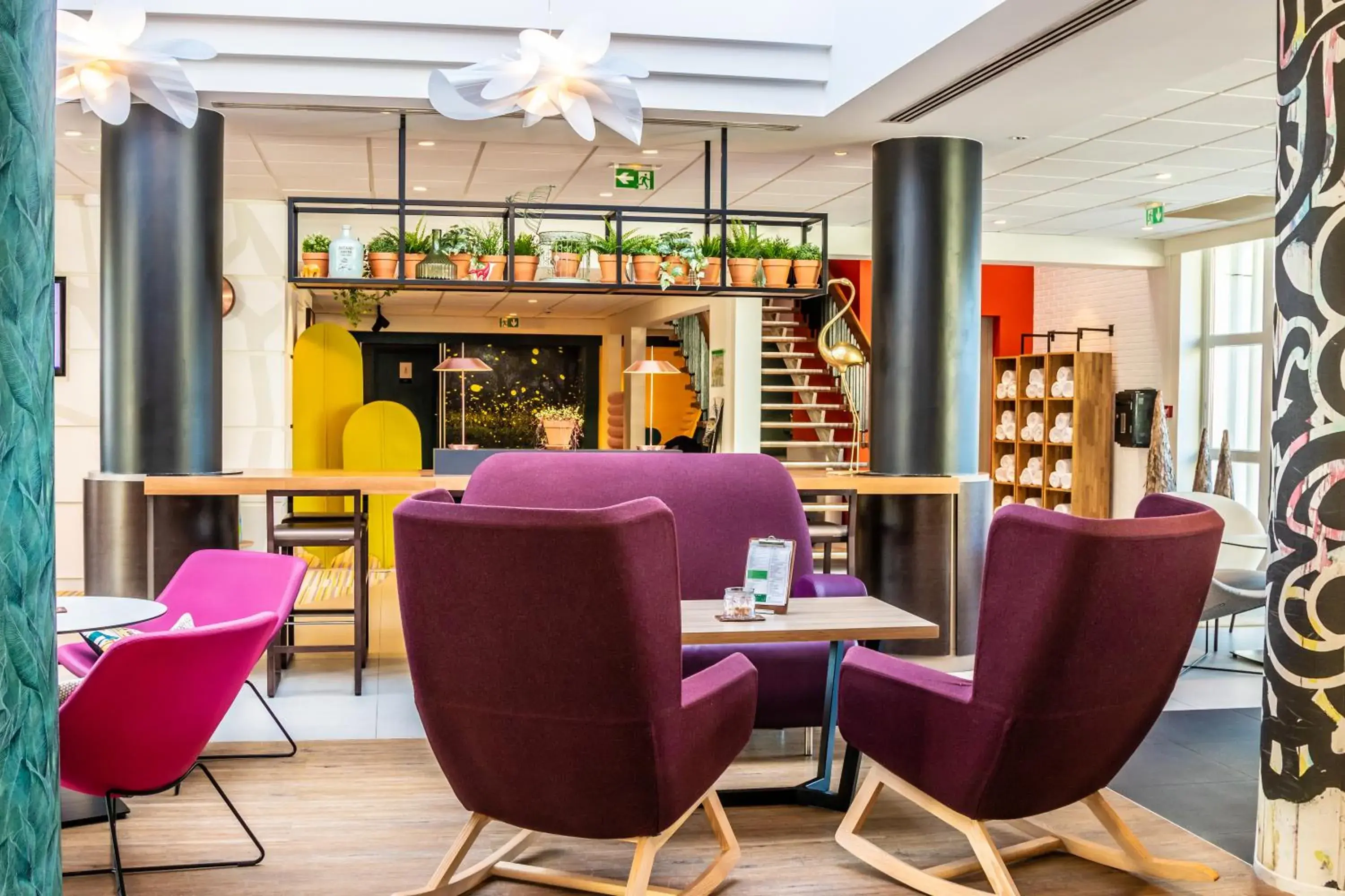 Lobby or reception in ibis Styles Lyon Bron Eurexpo Lobby or reception in ibis Styles Lyon Bron Eurexpo