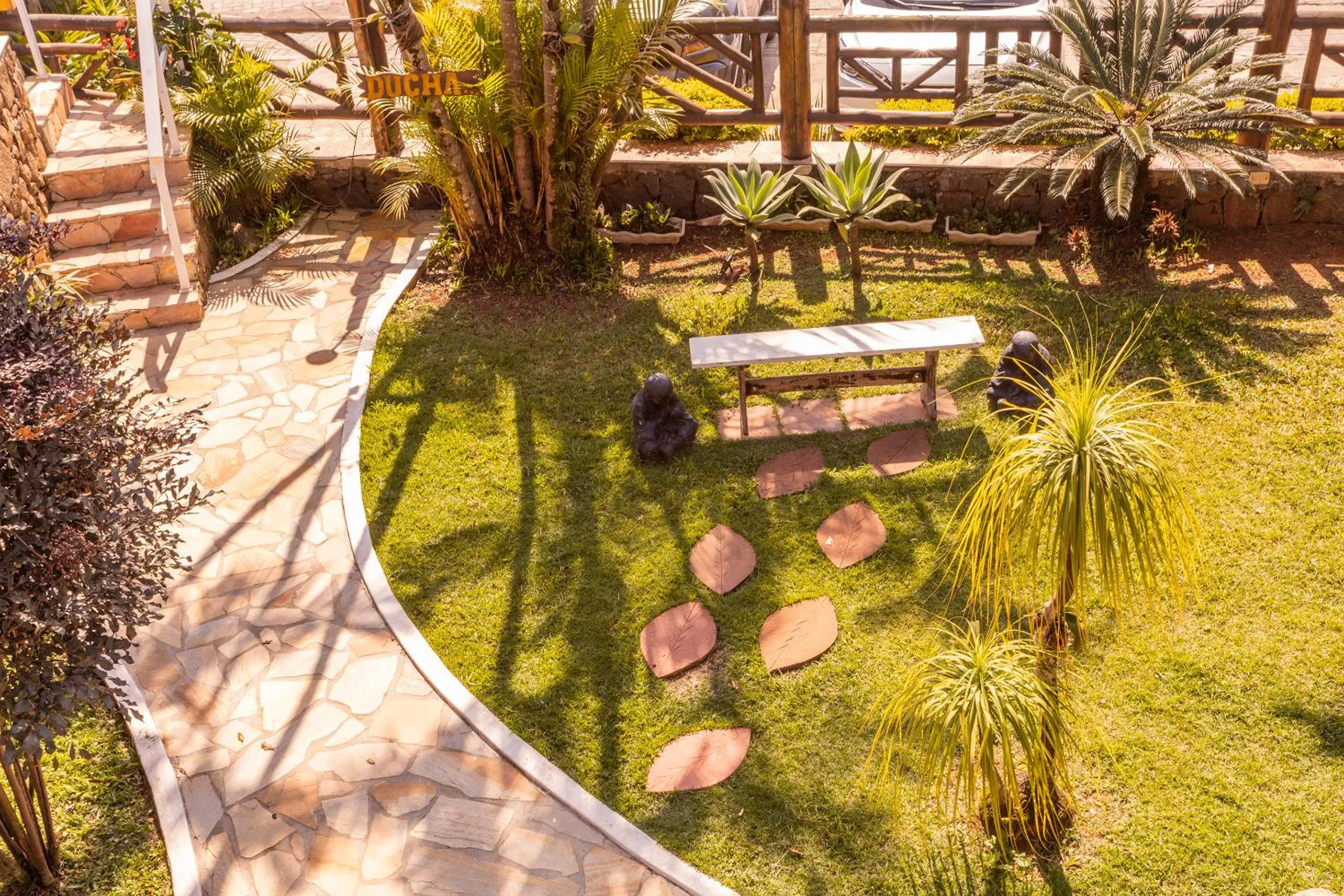 Garden in Pousada Bonns Ventos