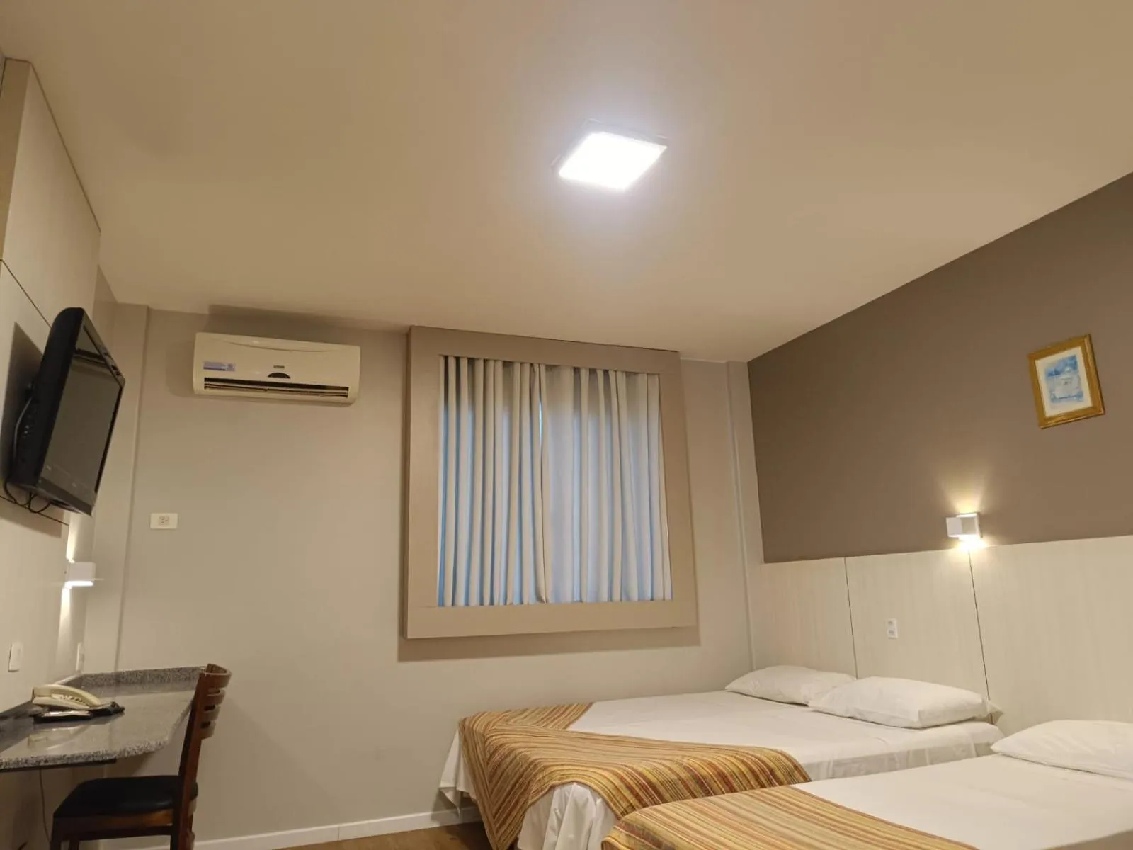 Bedroom, Bed in Hotel GAPH Maringa - Economico Mini Resort