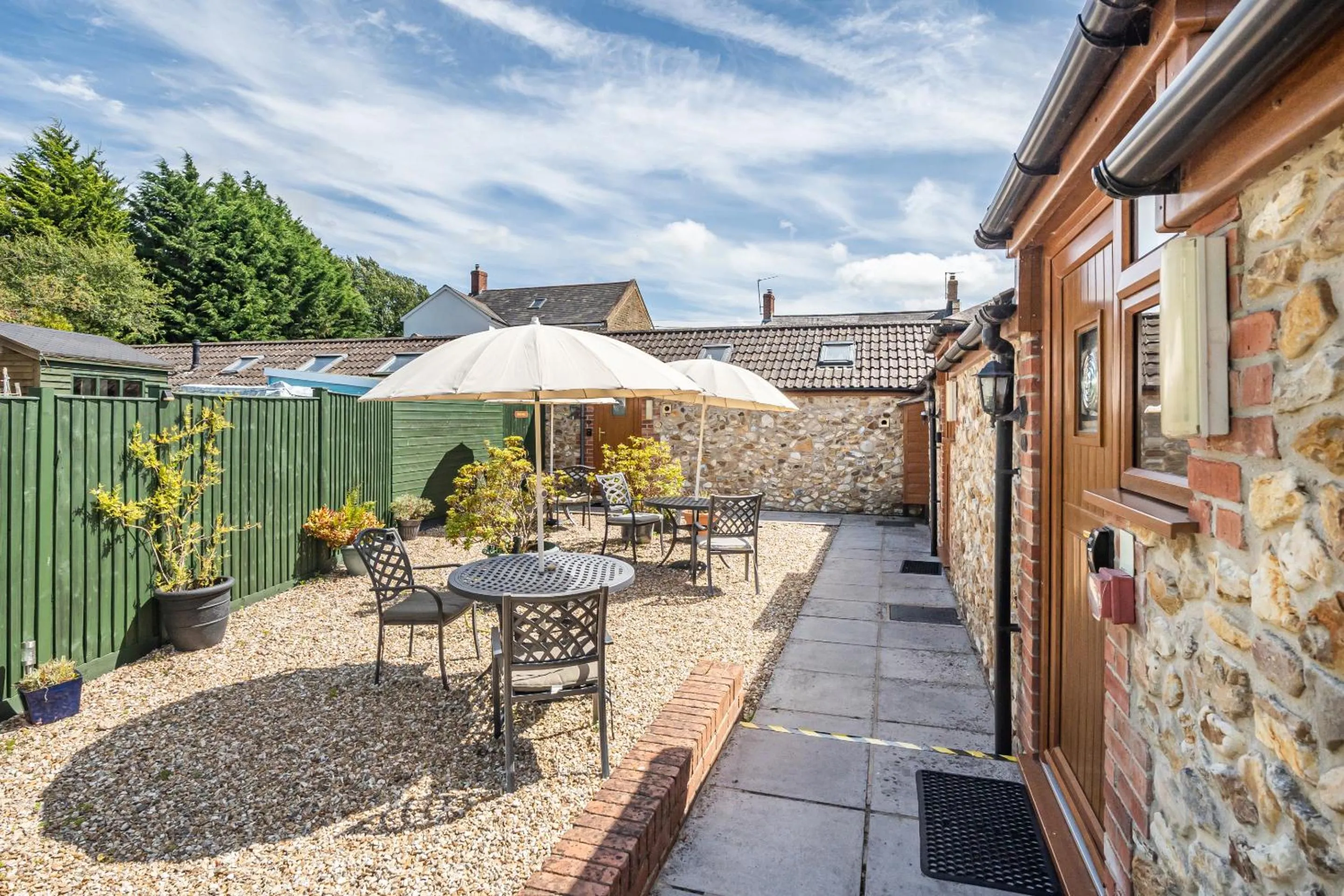 Patio in The Golden Fleece