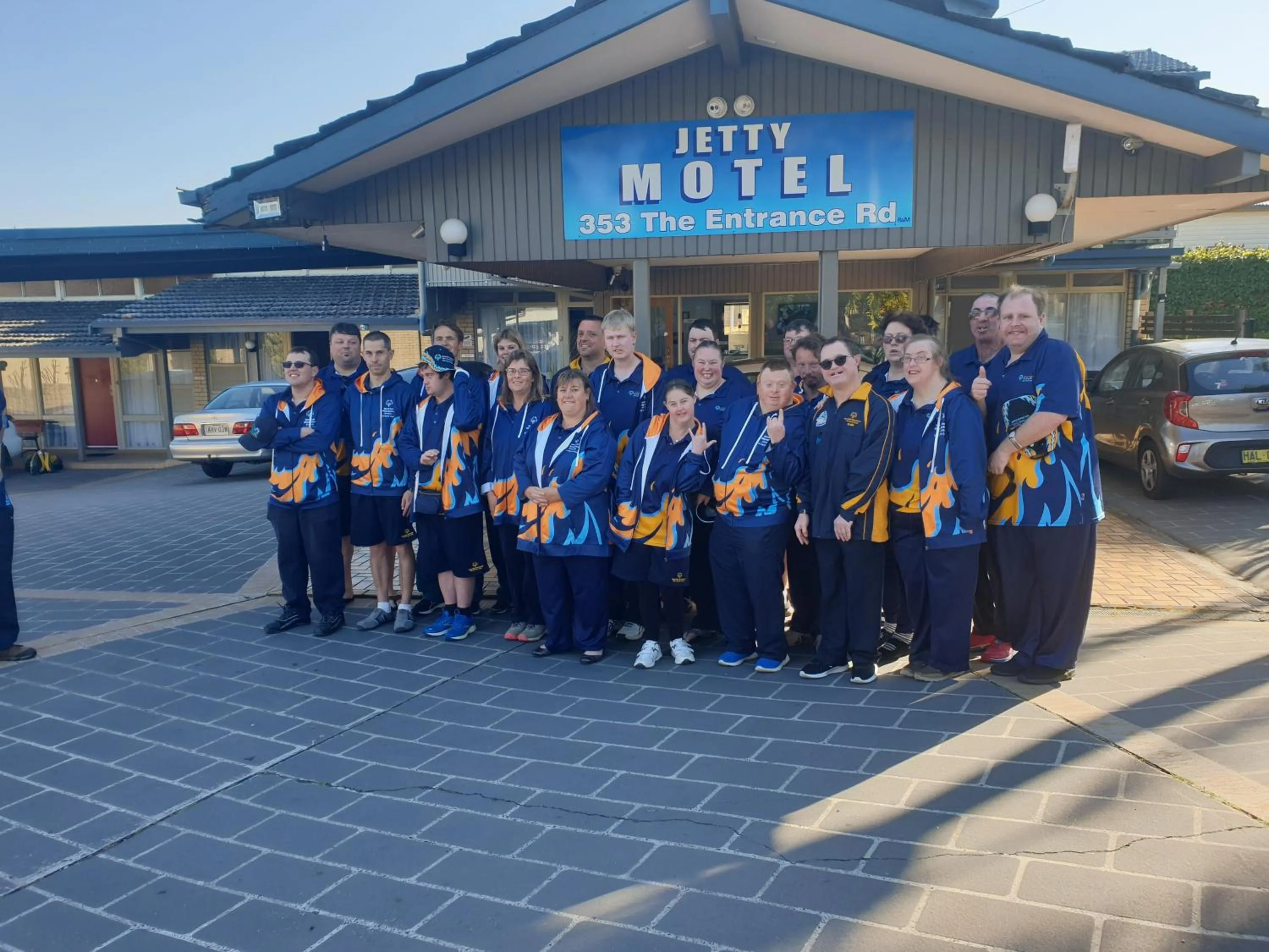 group of guests in Jetty Motel The Entrance