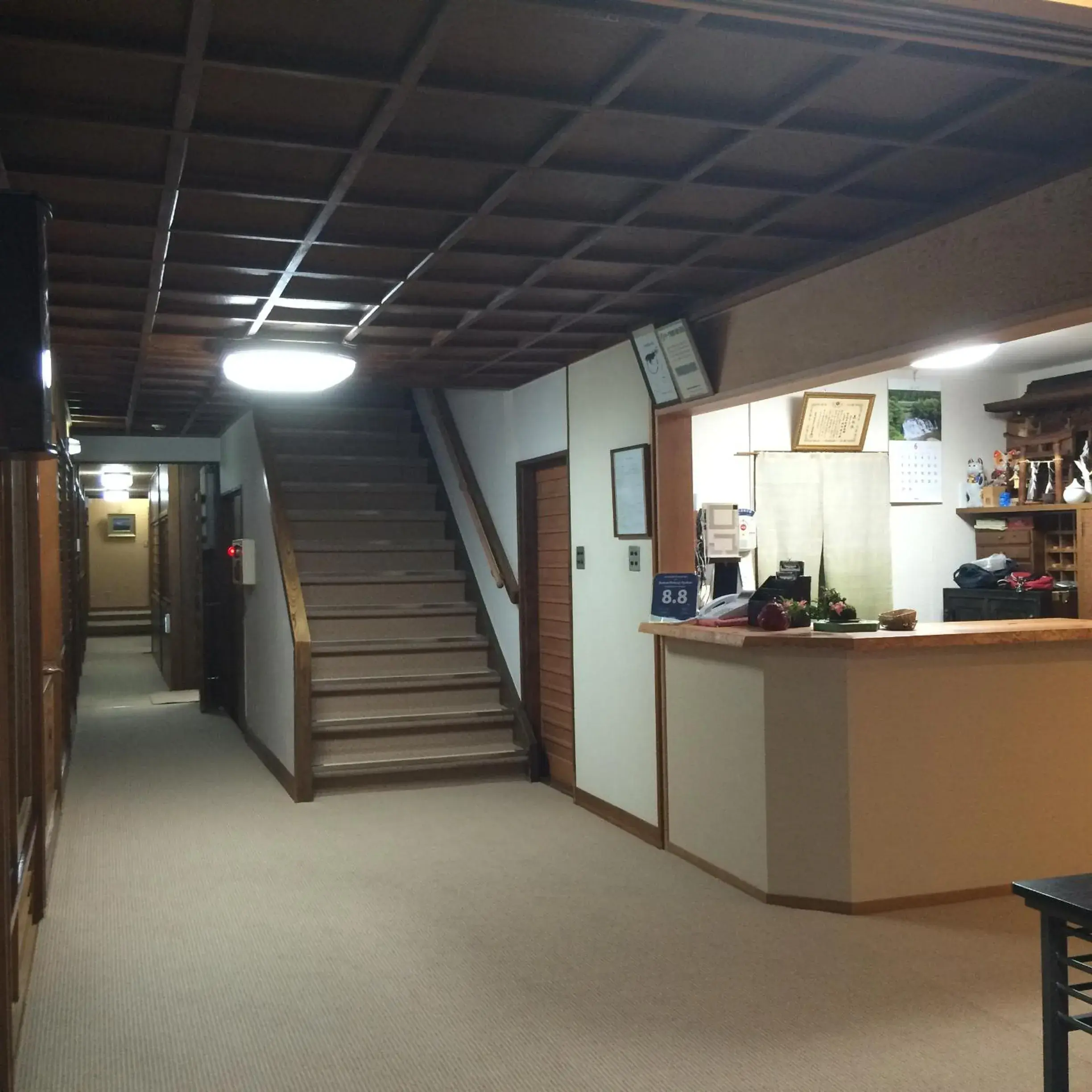 Lobby or reception in Jizokan Matsuya Ryokan Lobby or reception in Jizokan Matsuya Ryokan