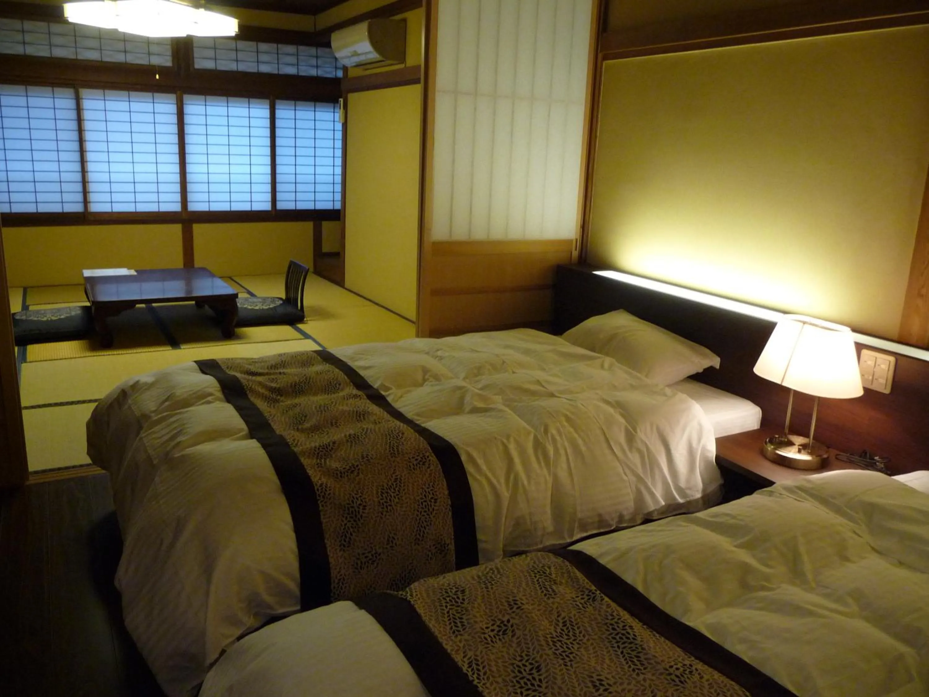 Bed in Jizokan Matsuya Ryokan