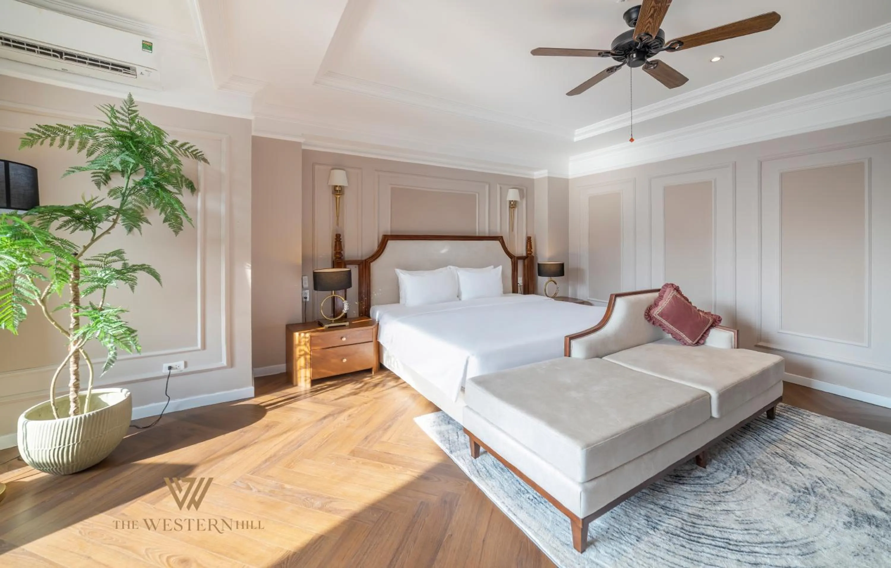 Bedroom, Bed in The Western Hill Dalat Hotel