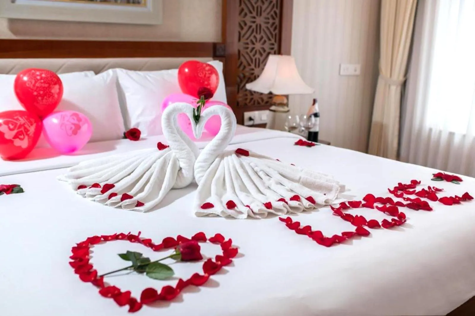 Bedroom, Bed in Thien Thai Hotel & Spa