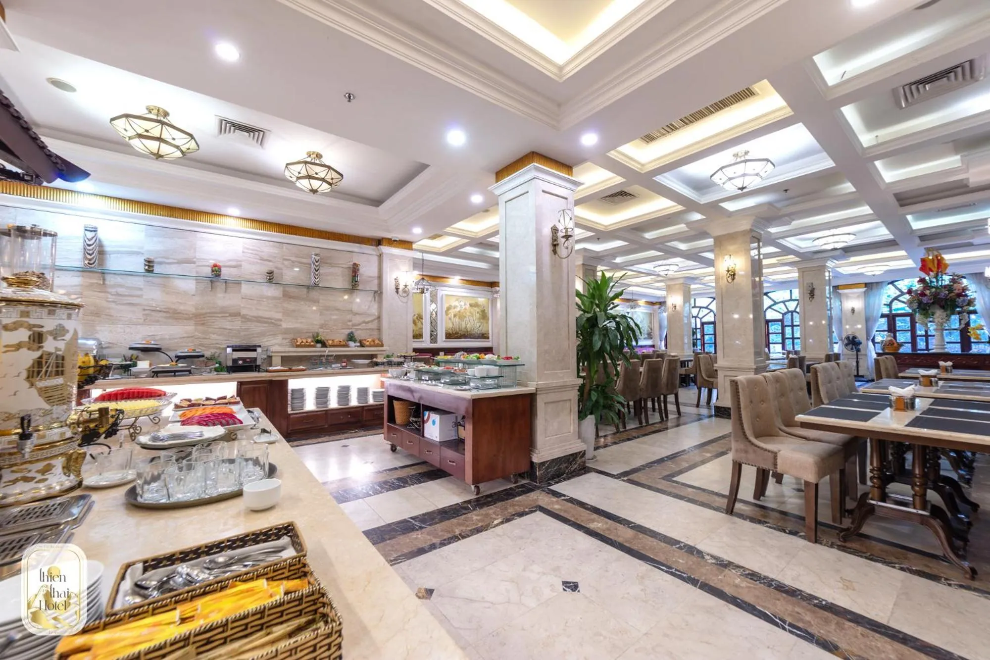 Restaurant/places to eat in Thien Thai Hotel & Spa