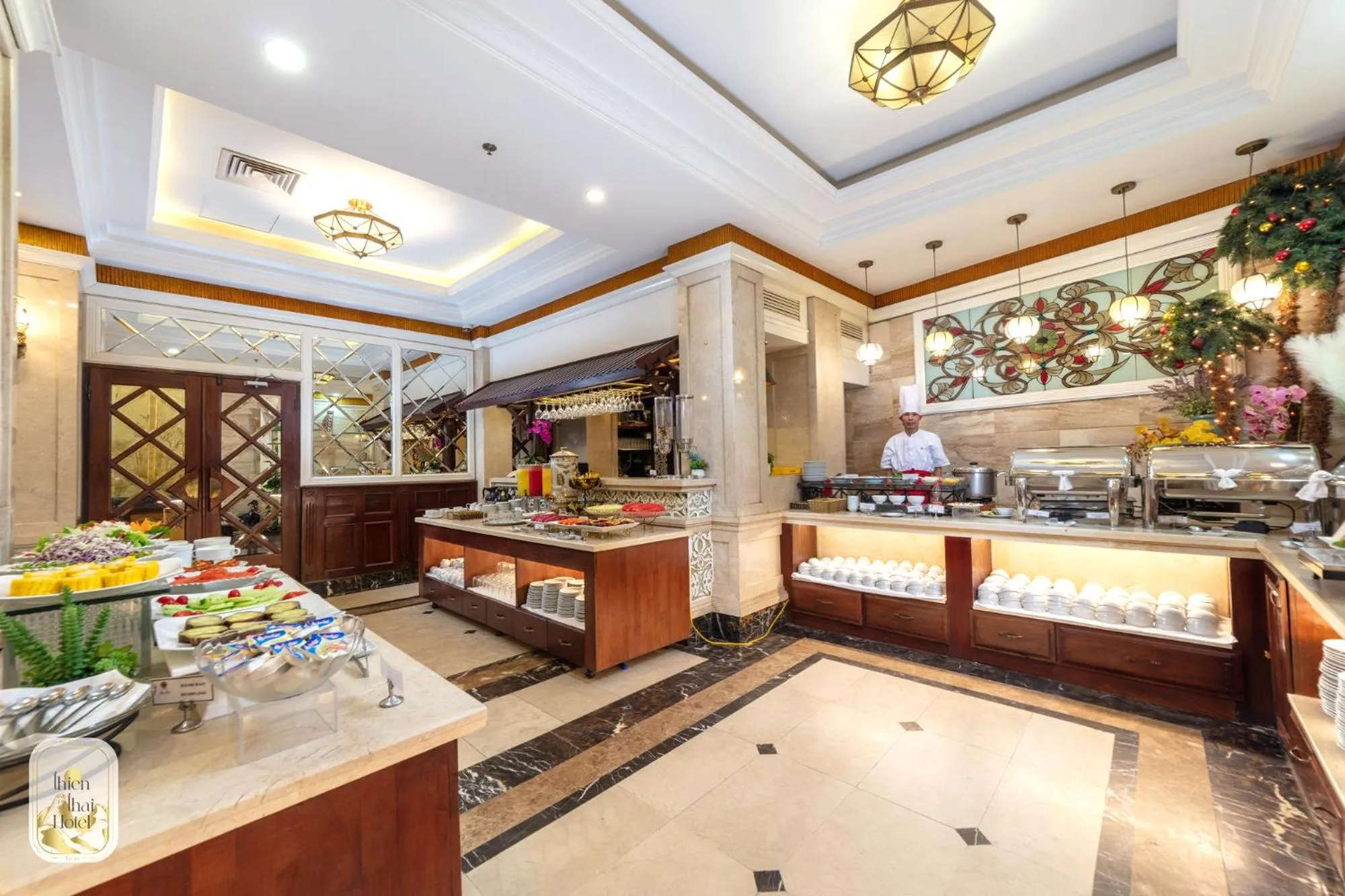 Restaurant/places to eat in Thien Thai Hotel & Spa