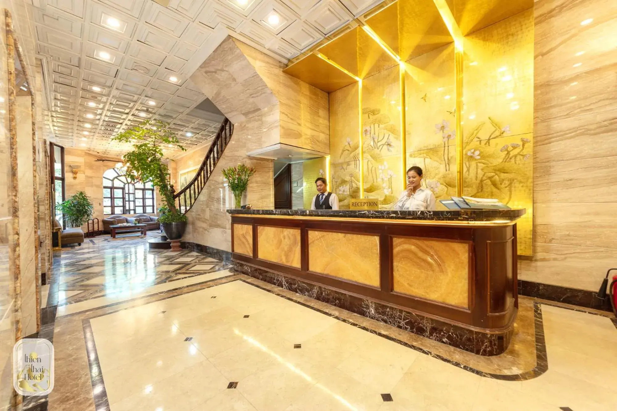 Lobby or reception in Thien Thai Hotel & Spa Lobby or reception in Thien Thai Hotel & Spa