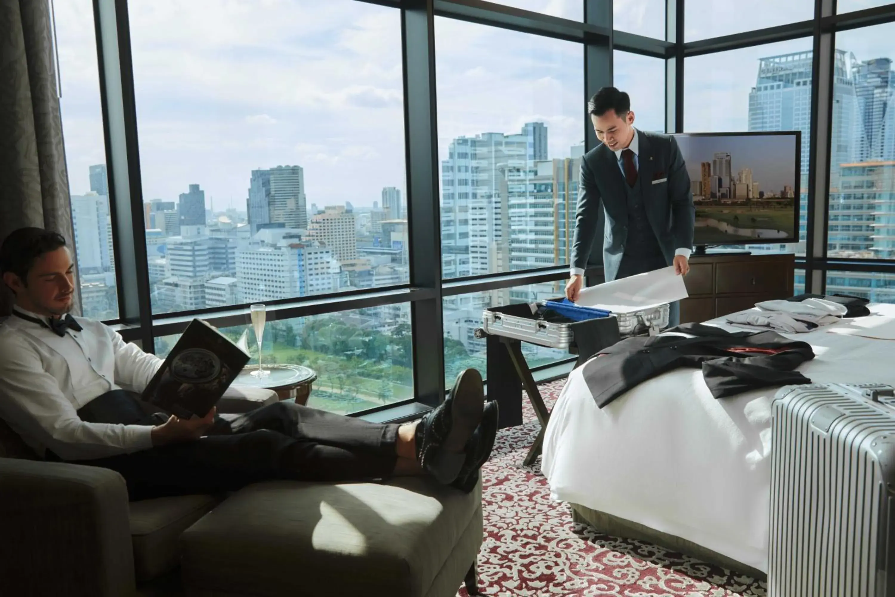 Caroline Astor Suite 1 Bedroom Suite, Golf course view, Corner room in The St. Regis Bangkok Caroline Astor Suite 1 Bedroom Suite, Golf course view, Corner room in The St. Regis Bangkok