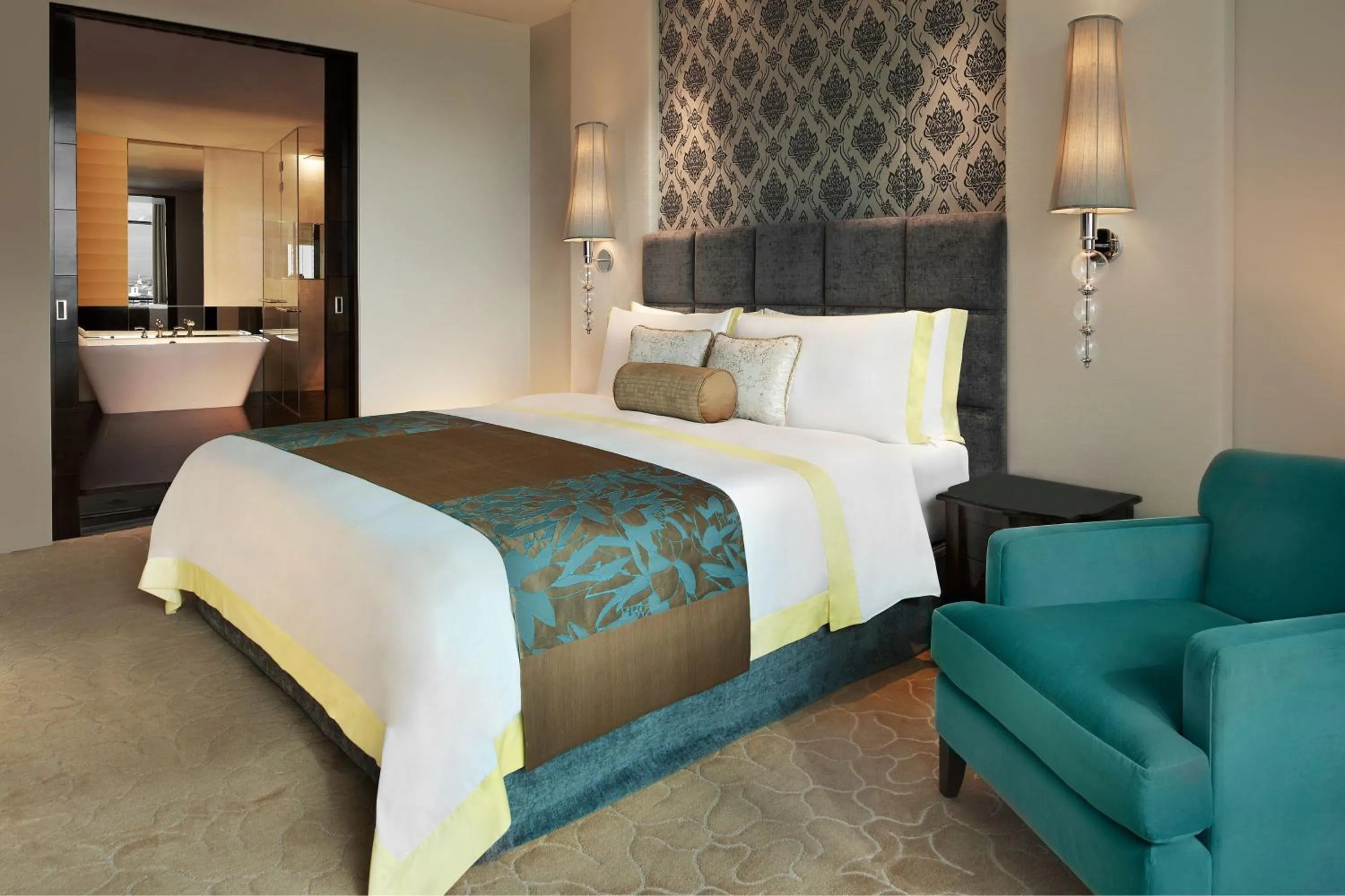 Bedroom, Bed in The St. Regis Bangkok