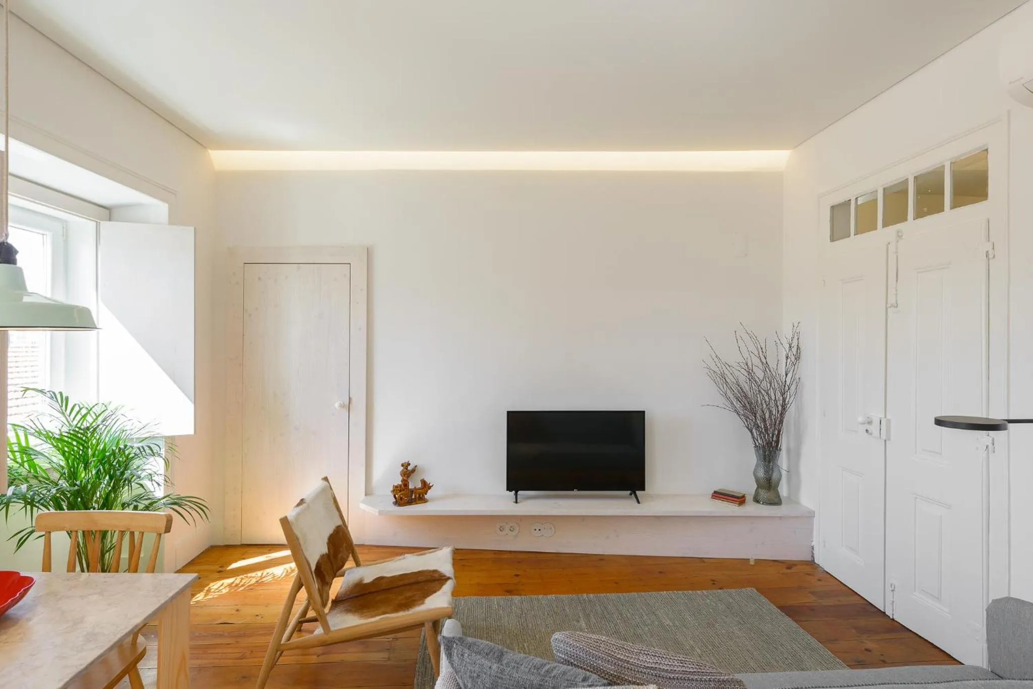 Living room in Dona Graca Lisbon Apartments