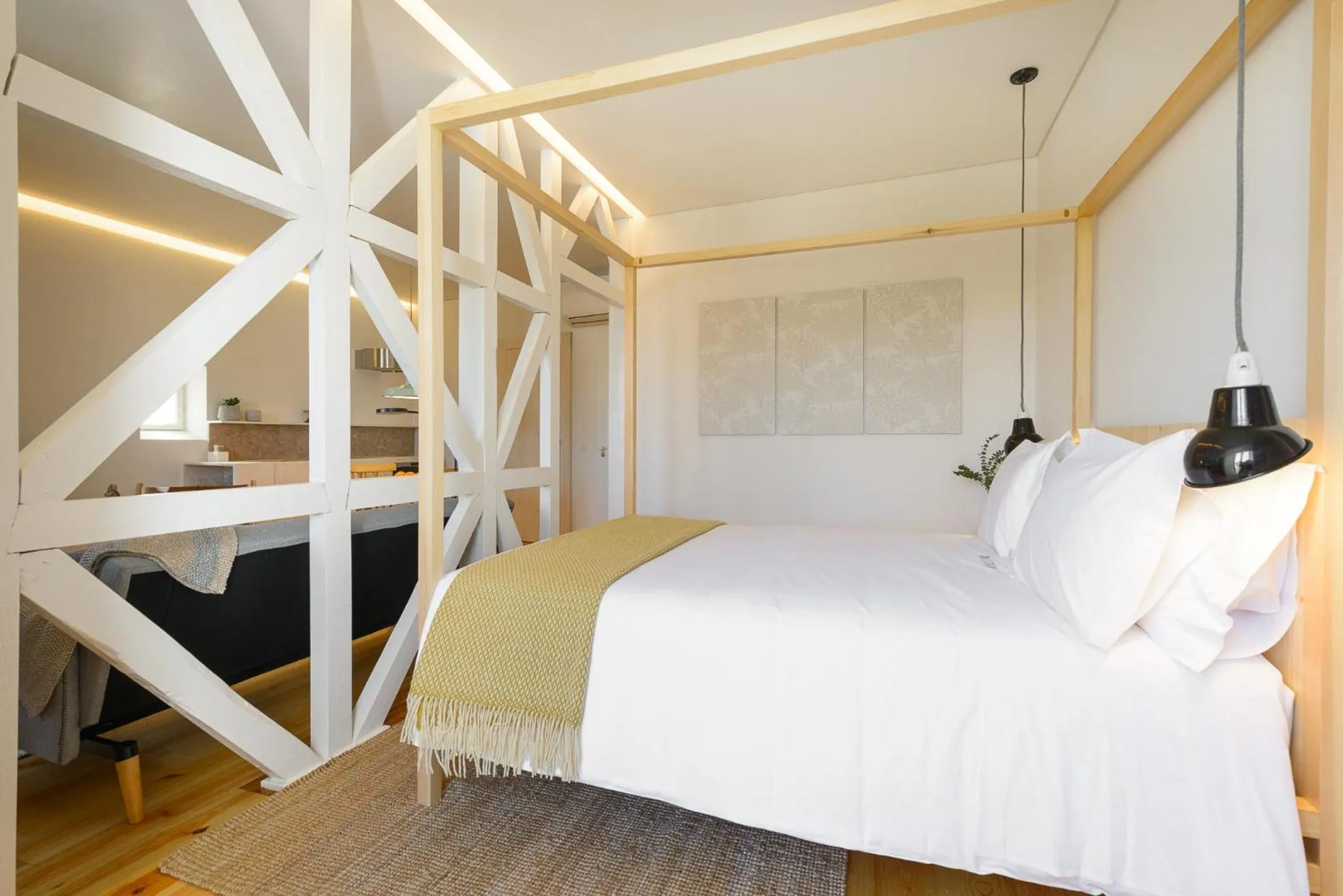 Bed in Dona Graca Lisbon Apartments