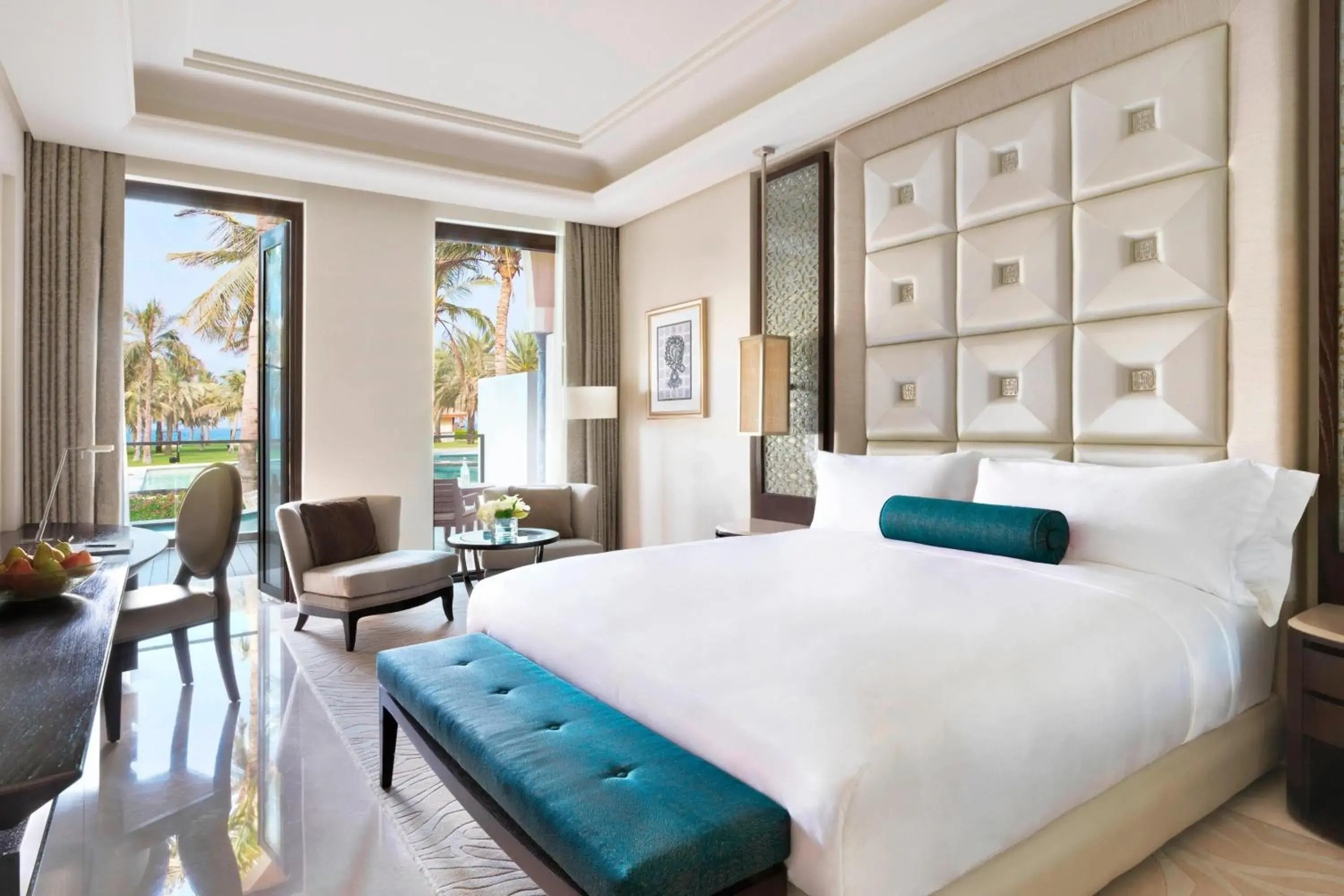 Bustan Lagoon, Guest room, 1 King in Al Bustan Palace, a Ritz-Carlton Hotel Bustan Lagoon, Guest room, 1 King in Al Bustan Palace, a Ritz-Carlton Hotel