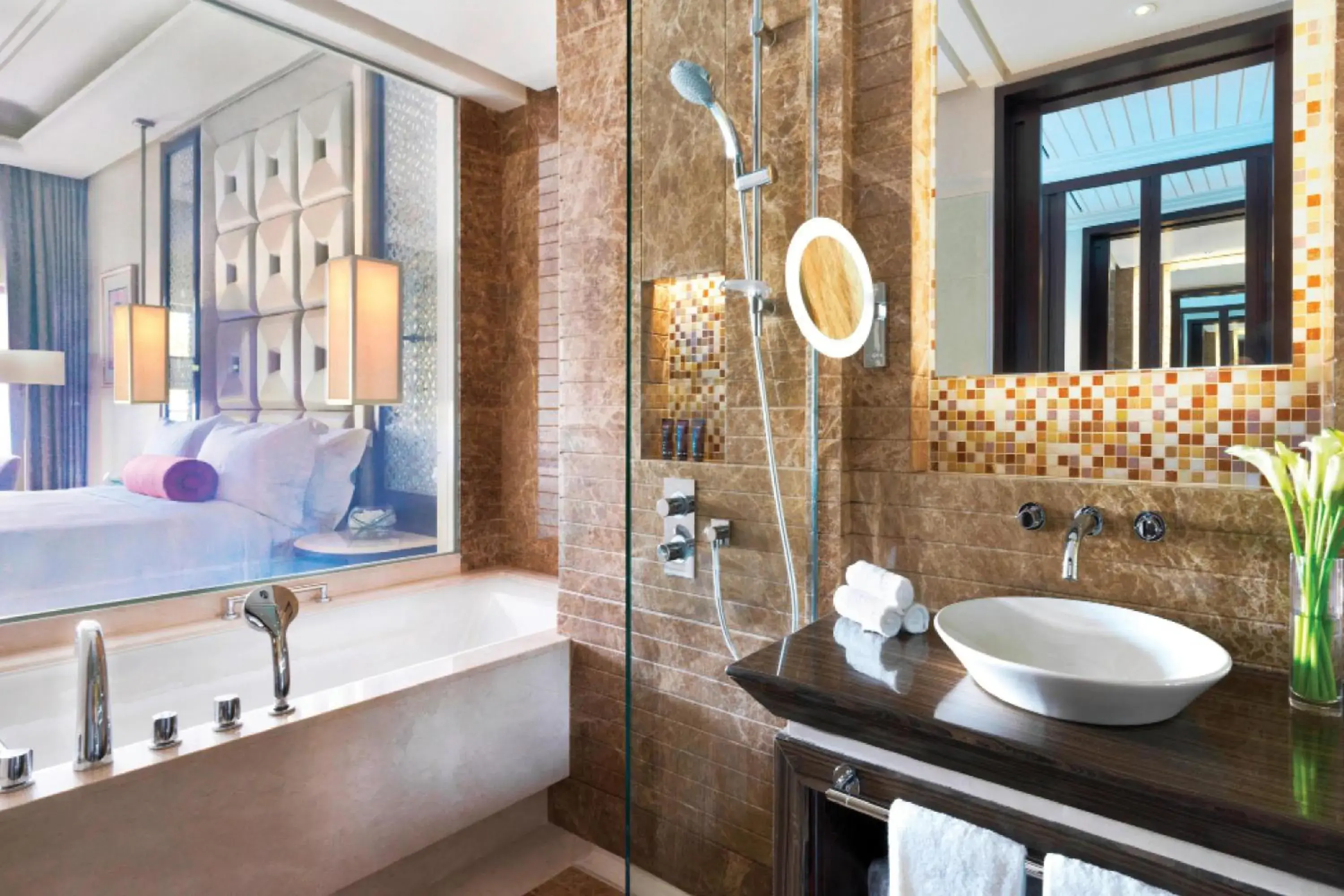 Bustan Lagoon Access Room, Guest room, 2 Twin/Single Bed(s) in Al Bustan Palace, a Ritz-Carlton Hotel Bustan Lagoon Access Room, Guest room, 2 Twin/Single Bed(s) in Al Bustan Palace, a Ritz-Carlton Hotel