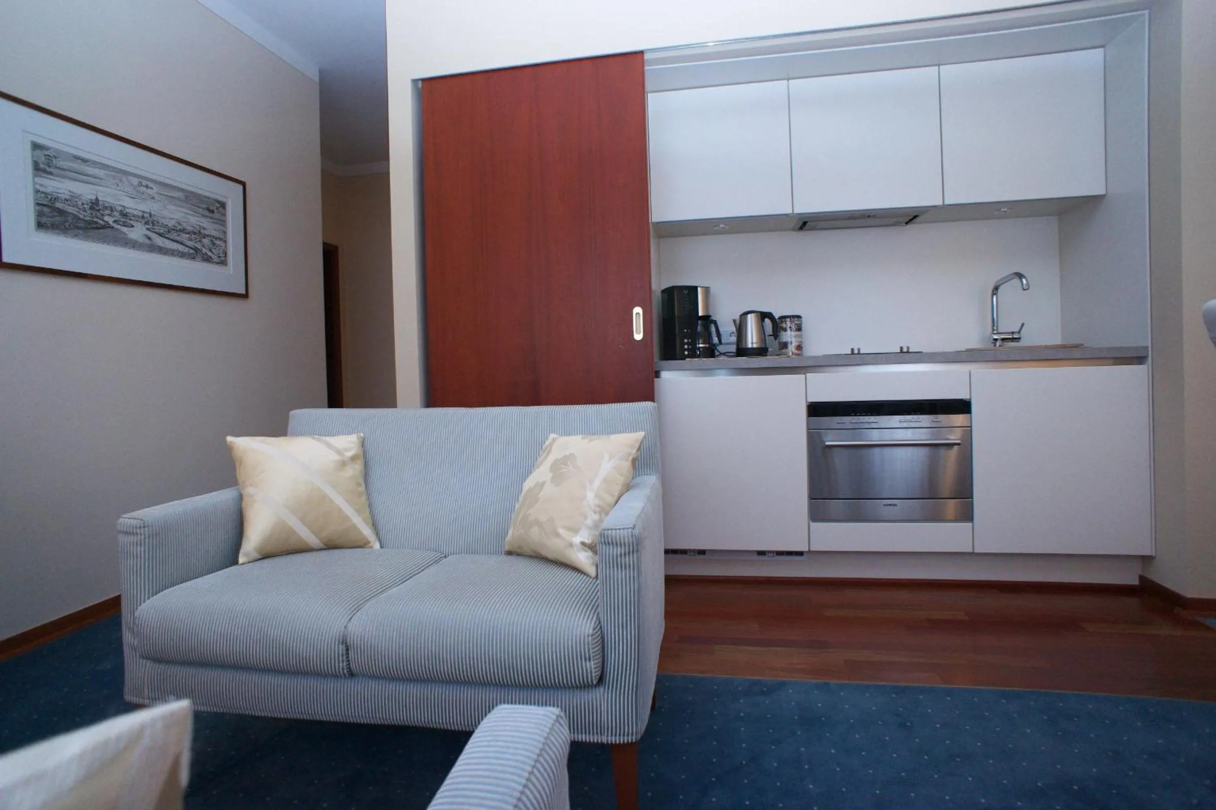 Kitchen or kitchenette in Hotel Martha Dresden