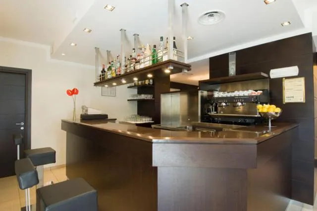 Lounge or bar in Hotel Maloia