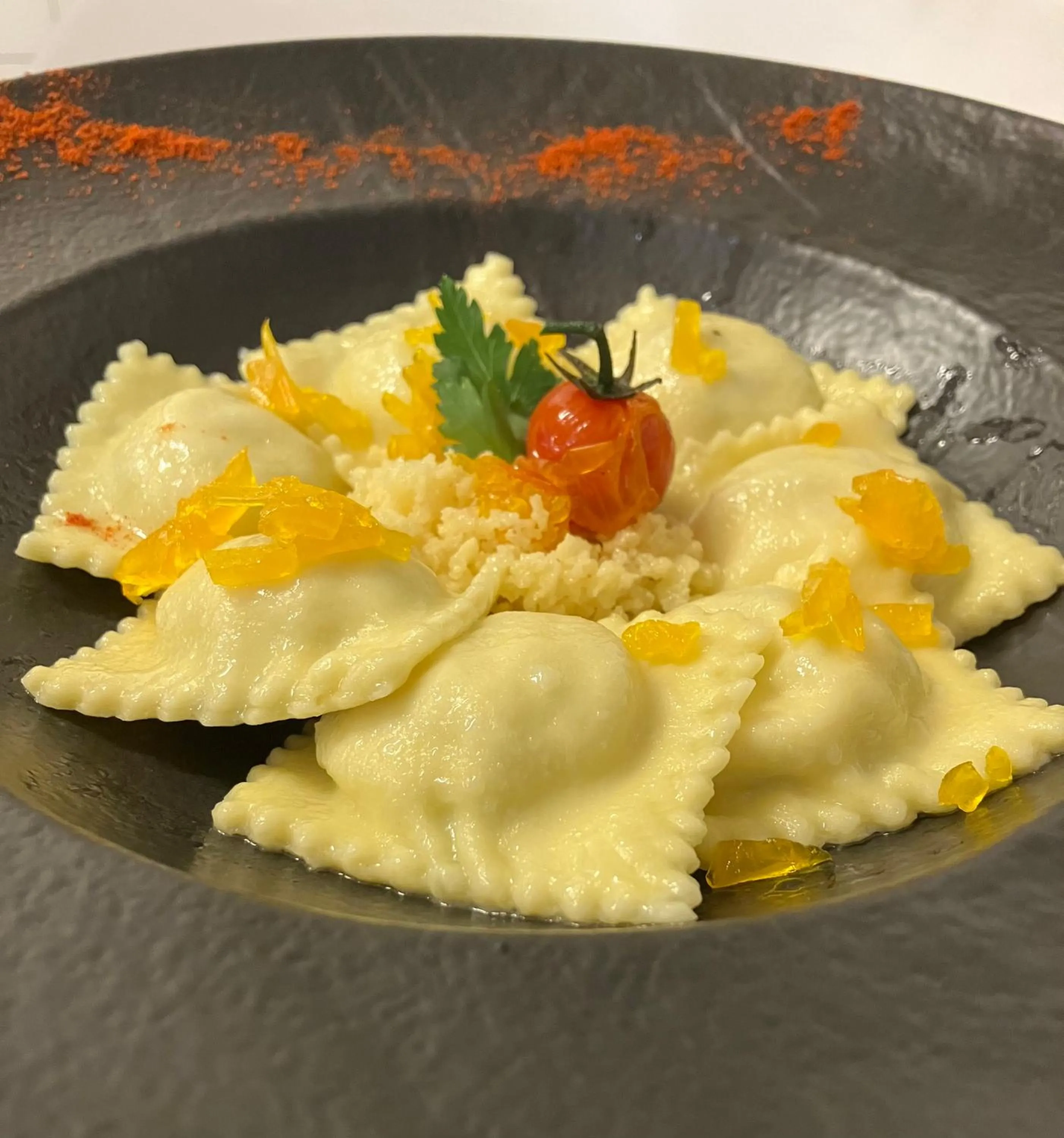 Food in Hotel Maloia