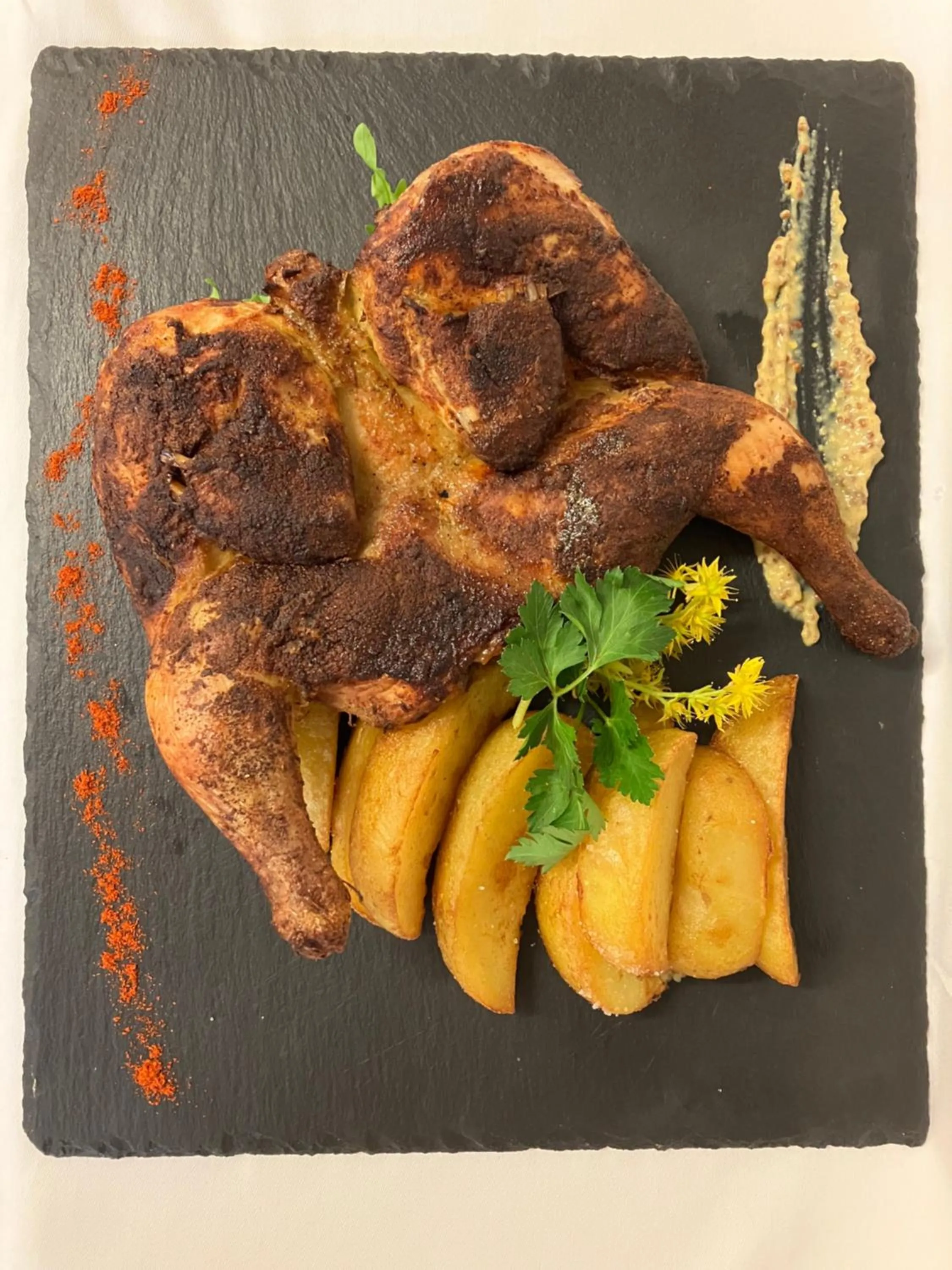 Food in Hotel Maloia