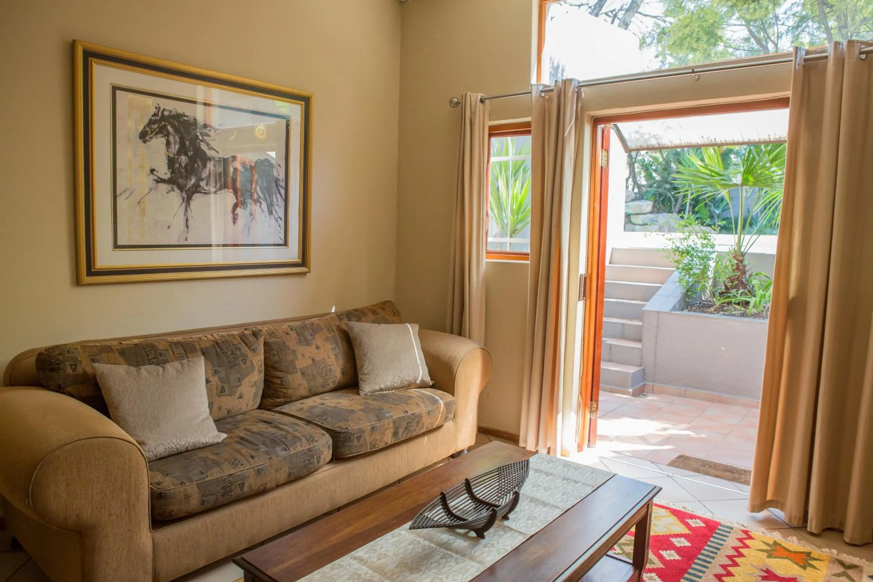 Living room in Moonflower Cottages