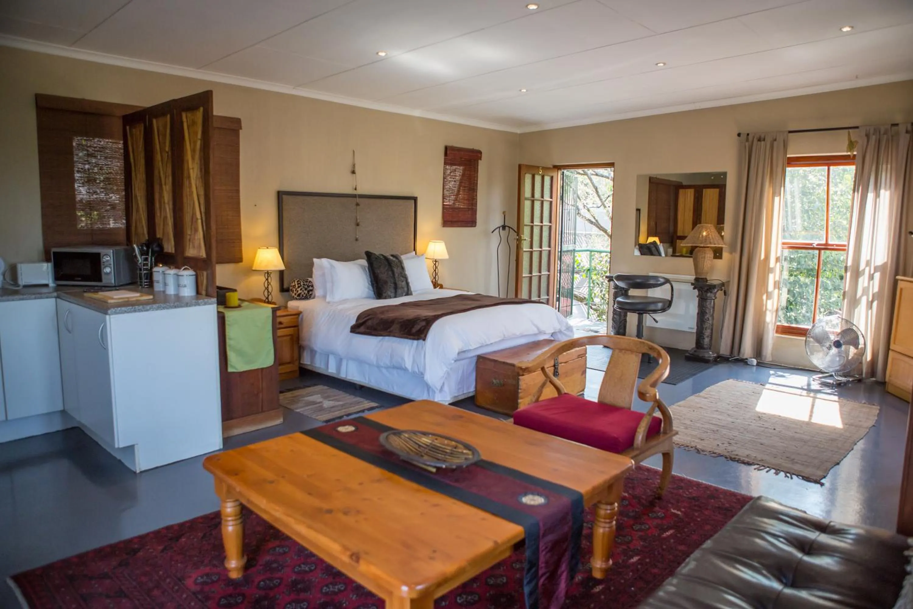 Bed in Moonflower Cottages