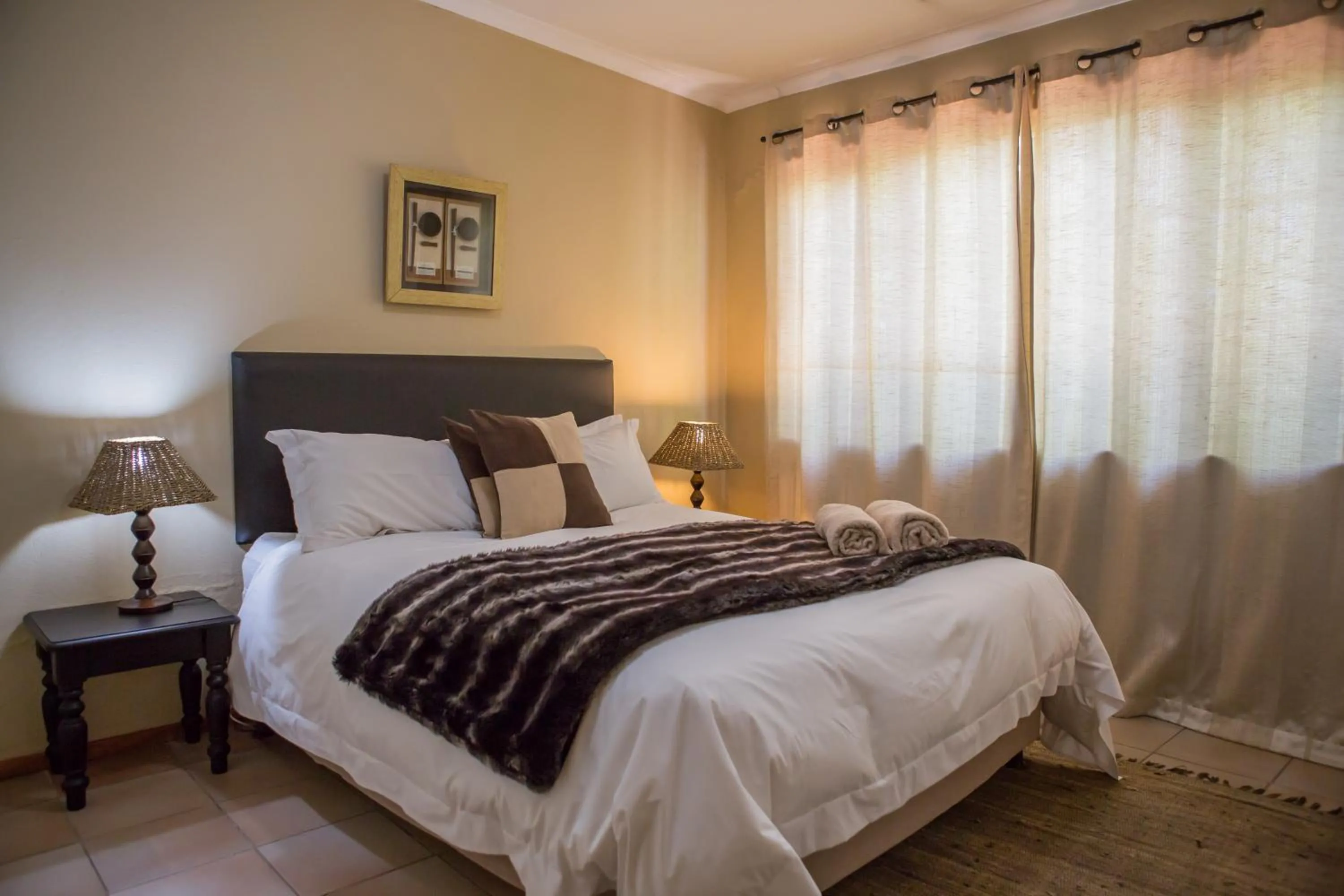 Bed in Moonflower Cottages