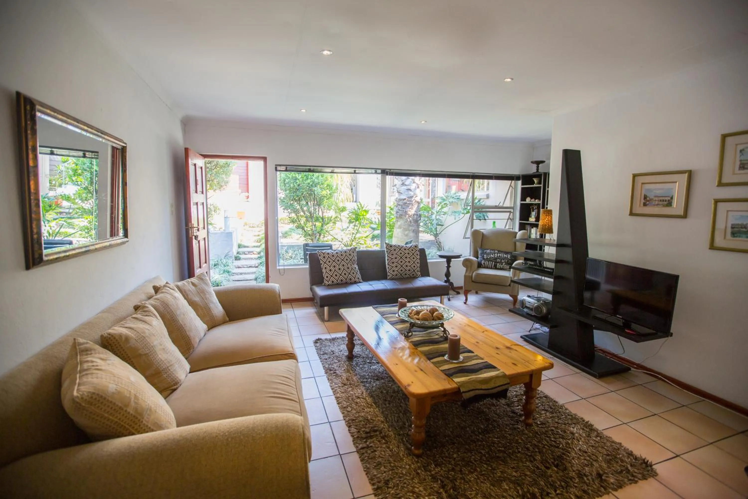Living room in Moonflower Cottages