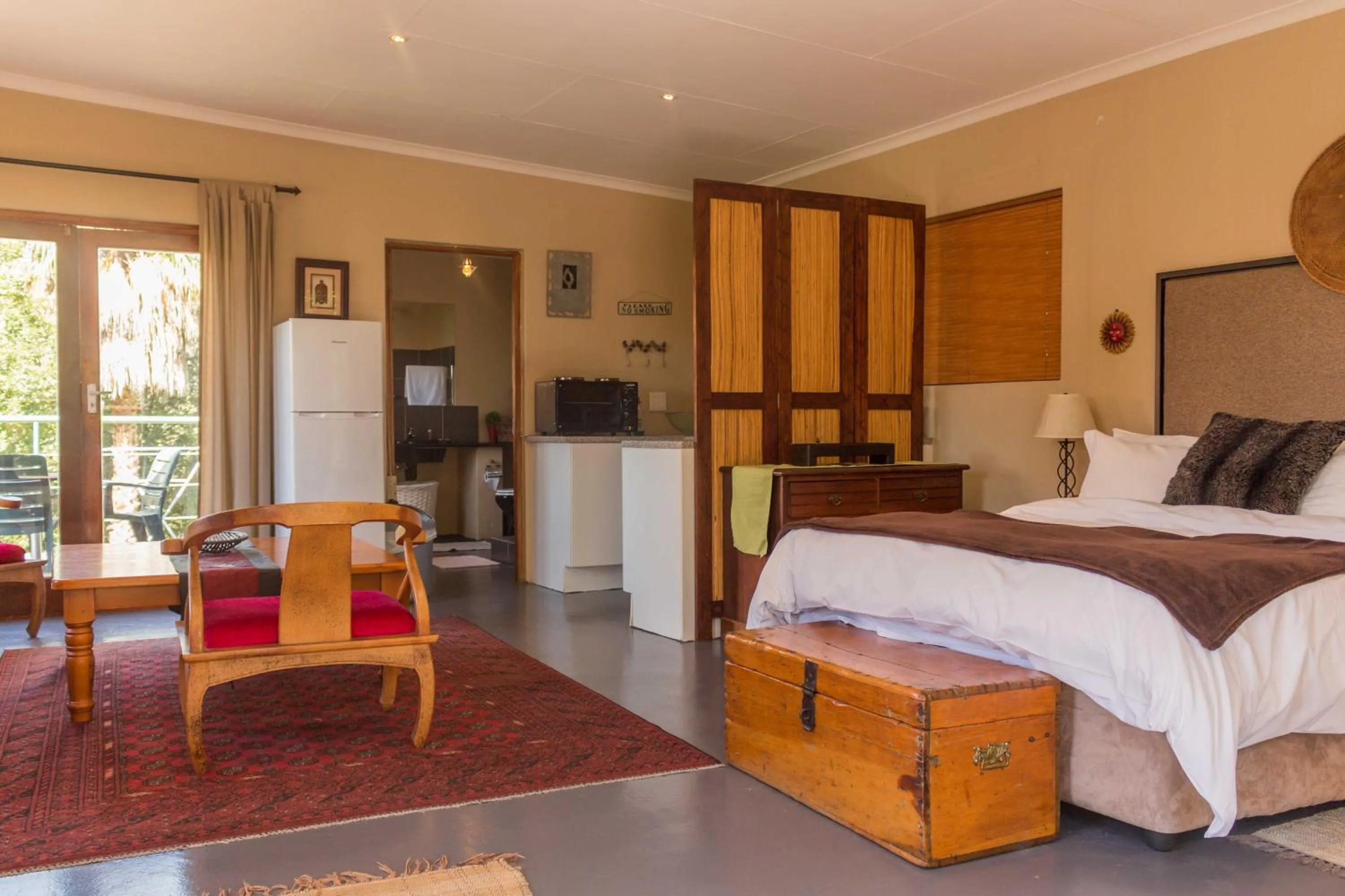 Bed in Moonflower Cottages