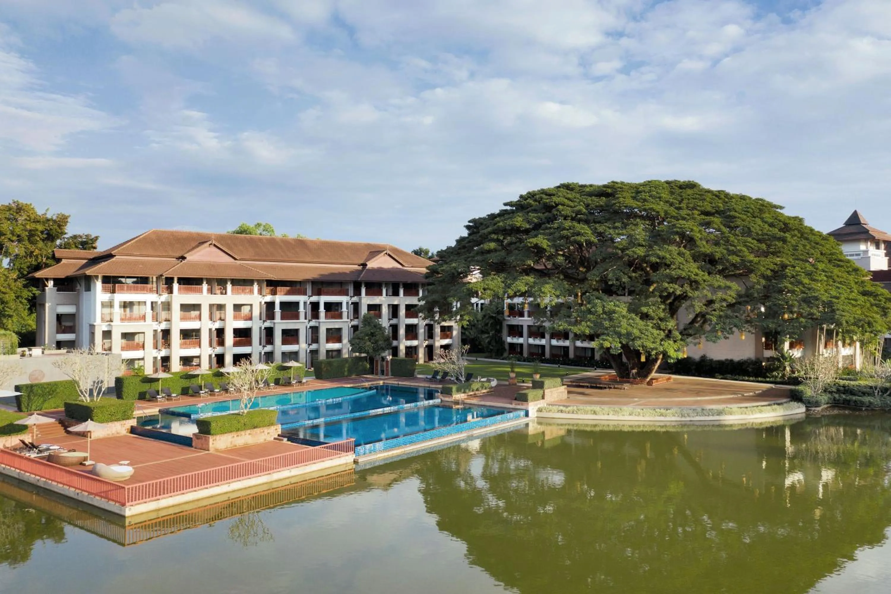 Property building in Le Meridien Chiang Rai Resort, Thailand