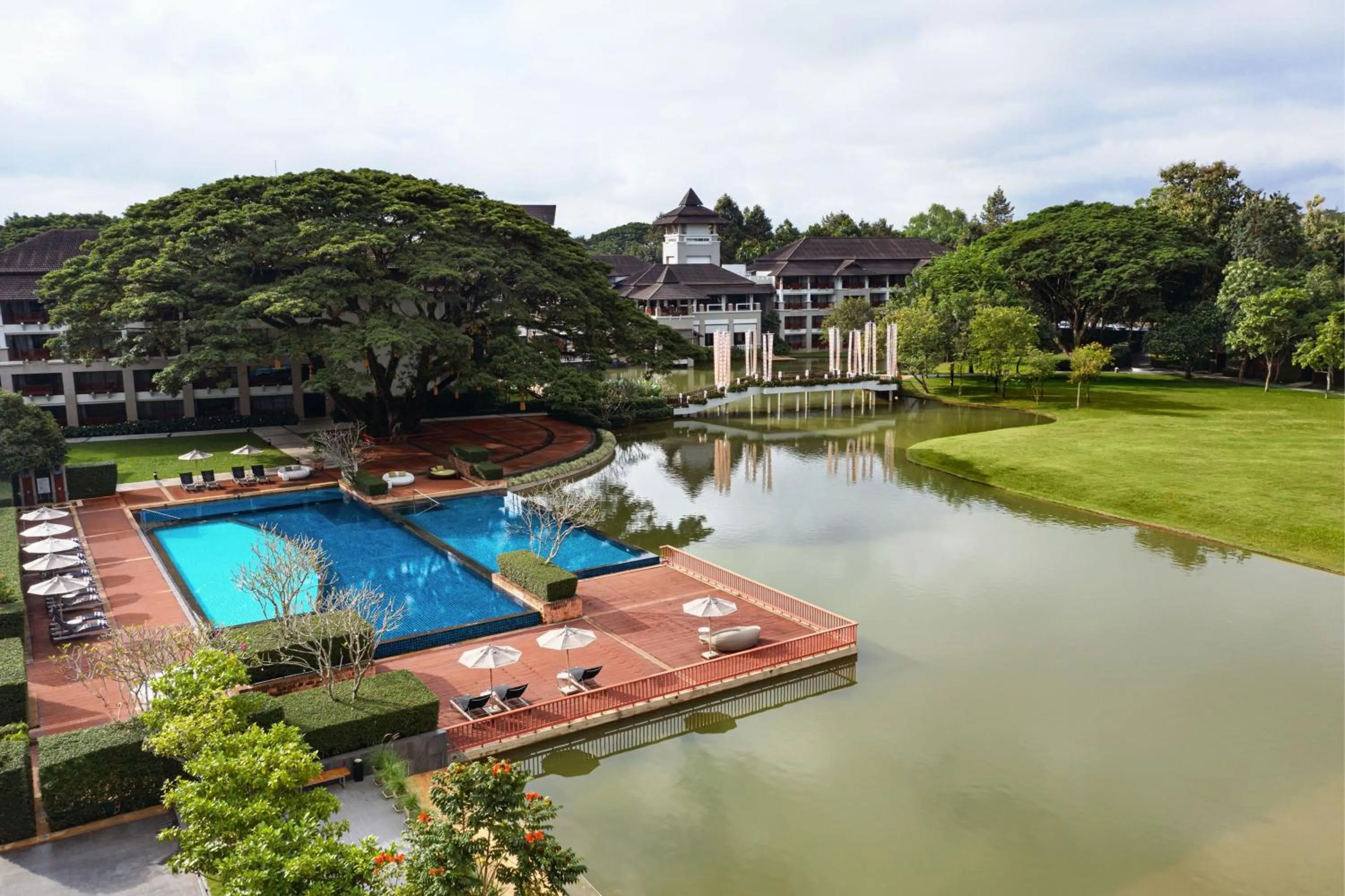 Property building in Le Meridien Chiang Rai Resort, Thailand