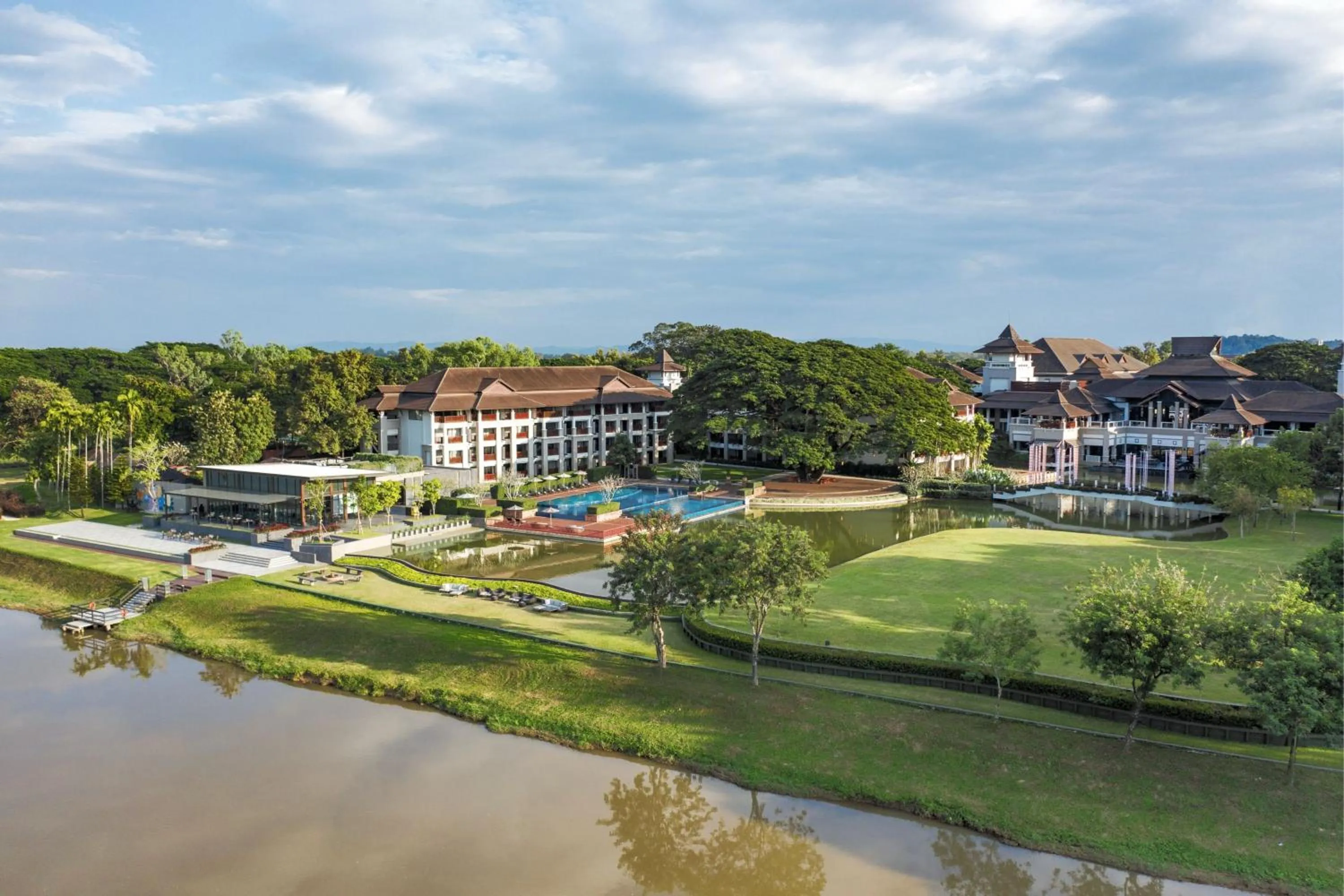 Property building in Le Meridien Chiang Rai Resort, Thailand