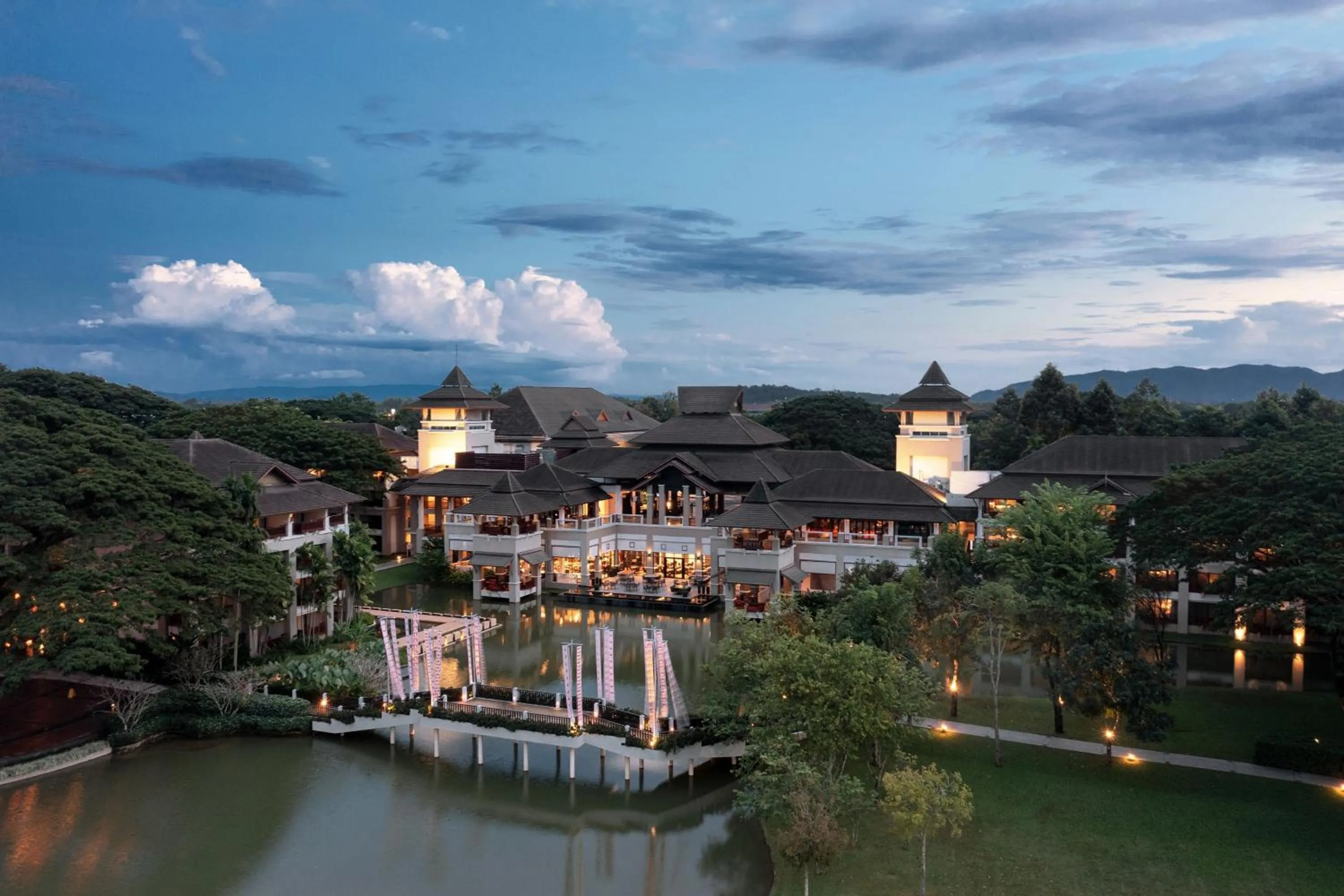 Property building in Le Meridien Chiang Rai Resort, Thailand