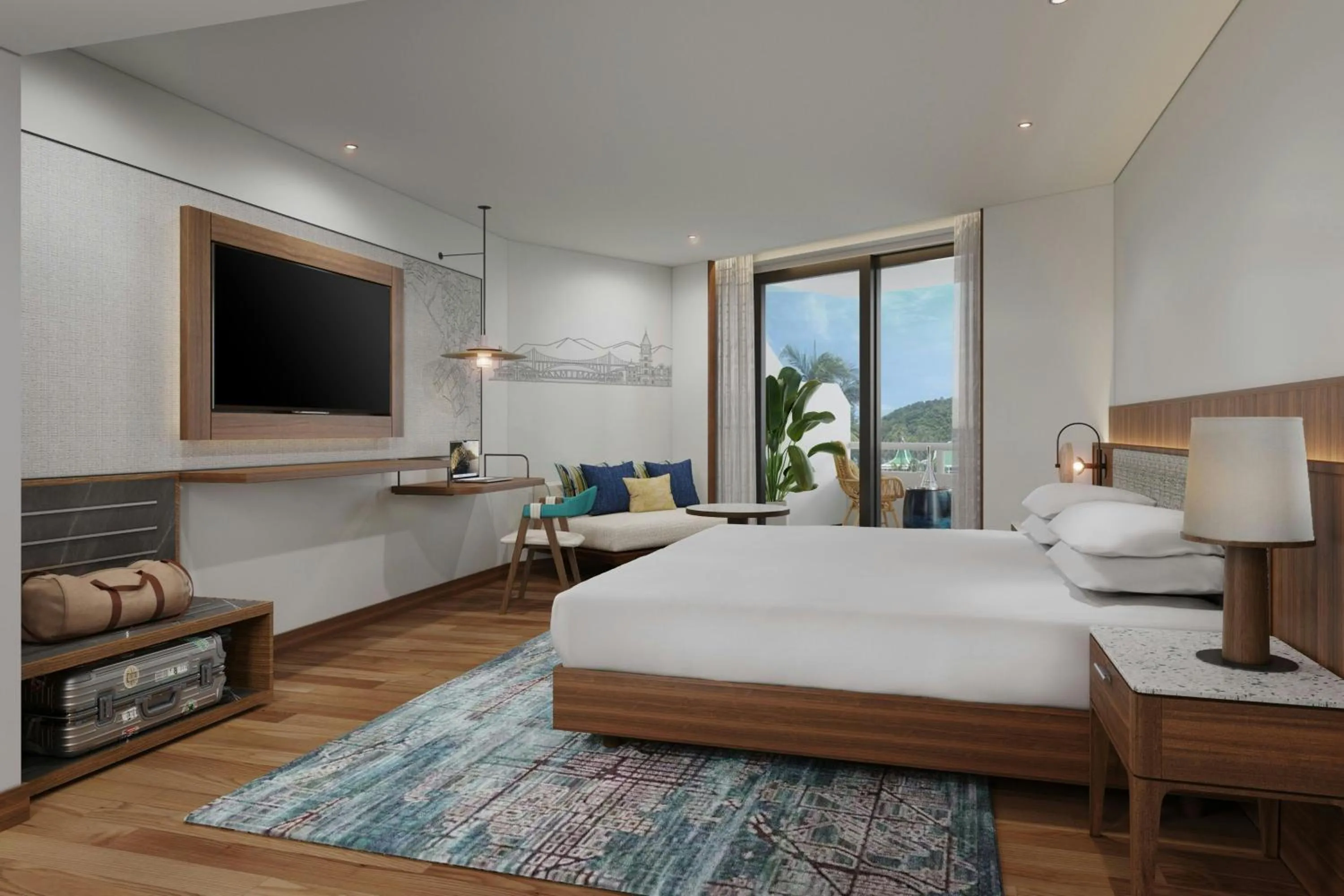 Photo of the whole room, Bed in Le Meridien Phuket Beach Resort