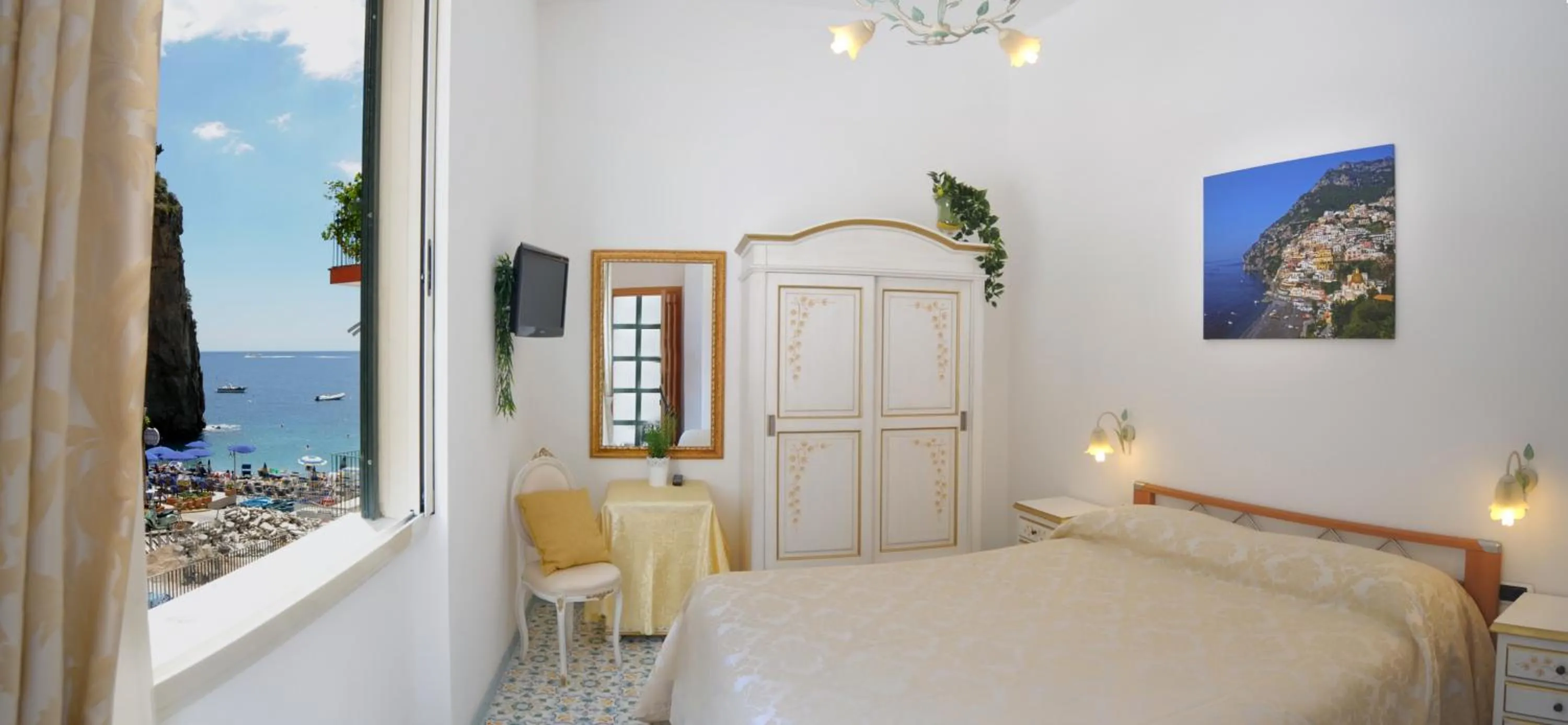 Bedroom, Bed in Hotel La Conchiglia