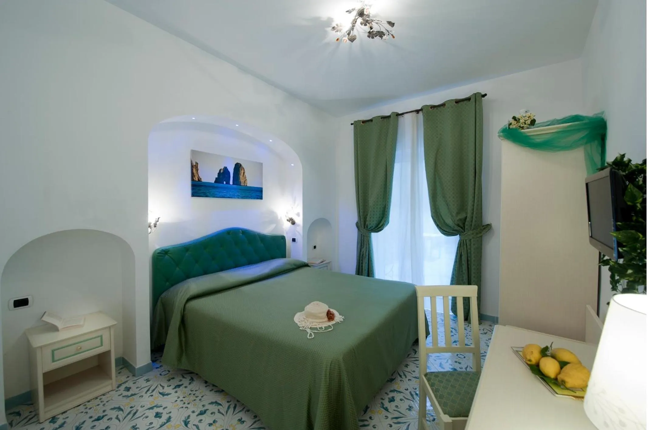 Bedroom, Bed in Hotel La Conchiglia